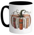 Fall Book Pumpkin Ceramic Mug