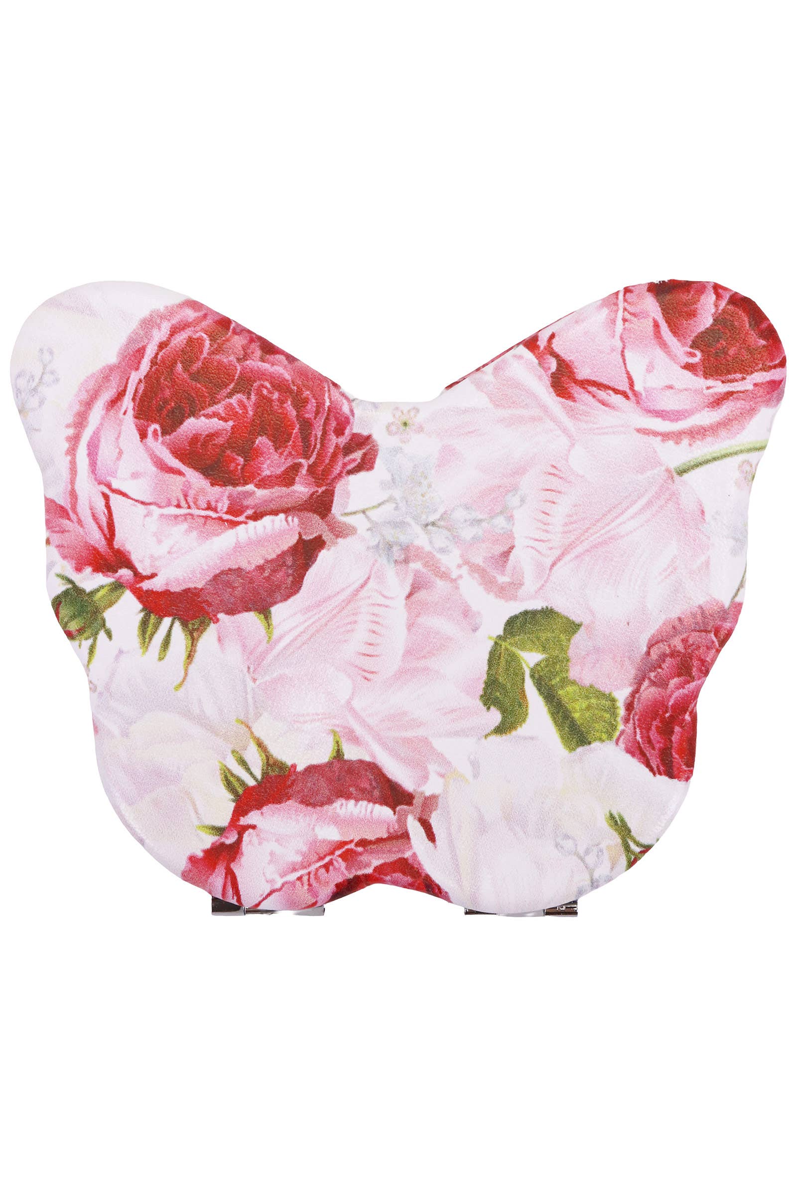 Garden Flower Butterfly Compact Mirror