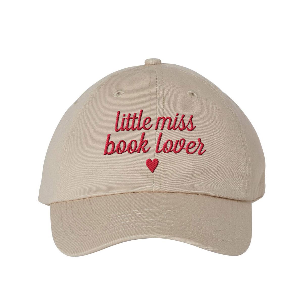 Little Miss Book Lover Embroidered Dad Hat