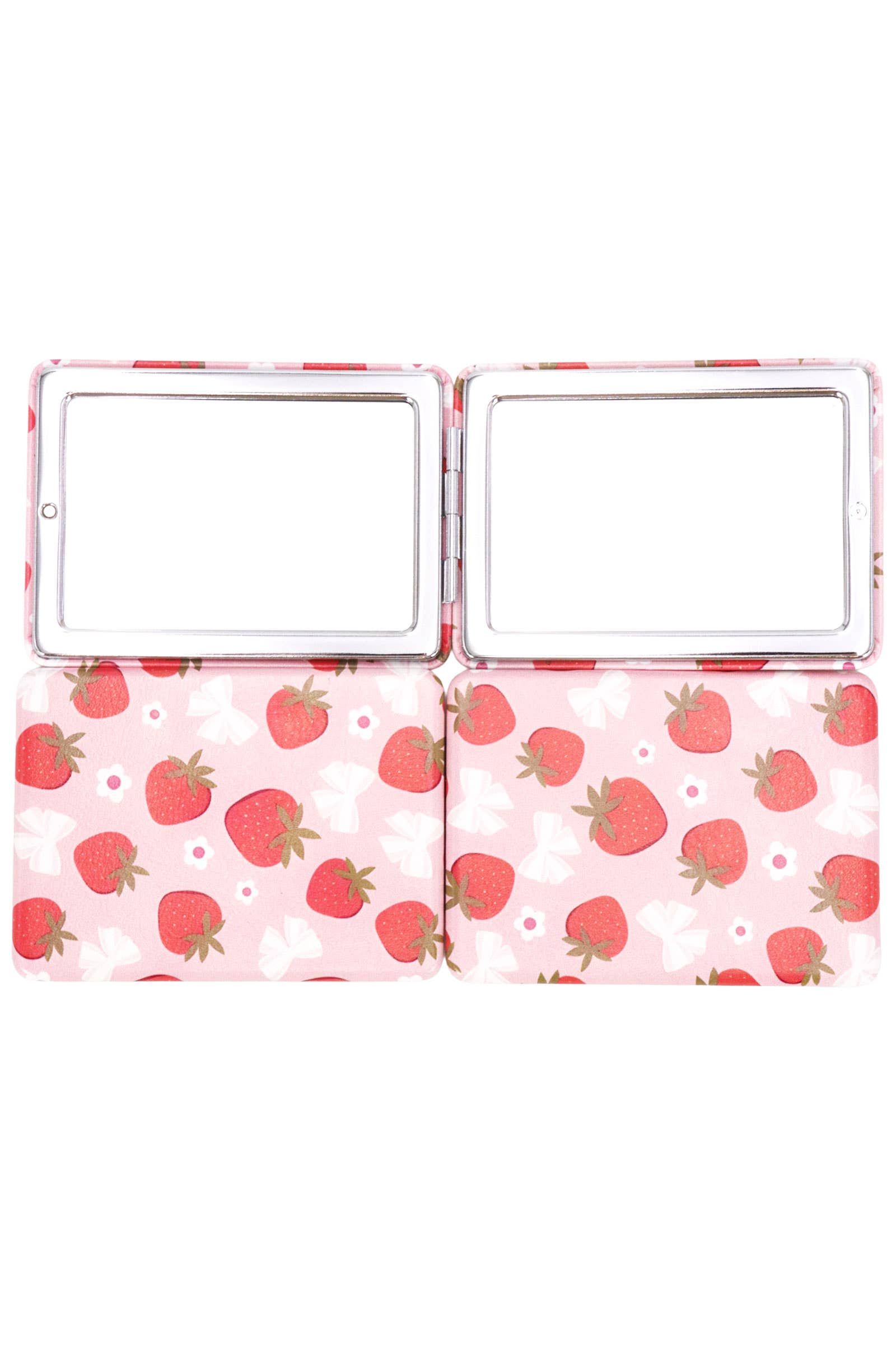 Strawberry All Over Matte Compact Mirror