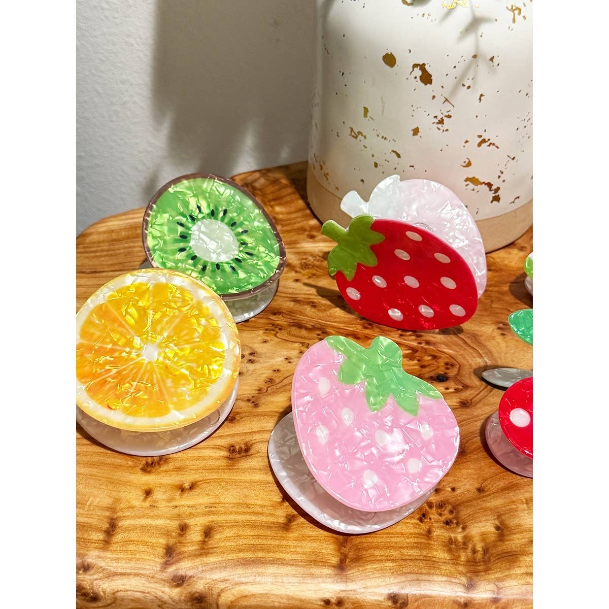 Premium Quality Fruit Theme Hair Claw Clip