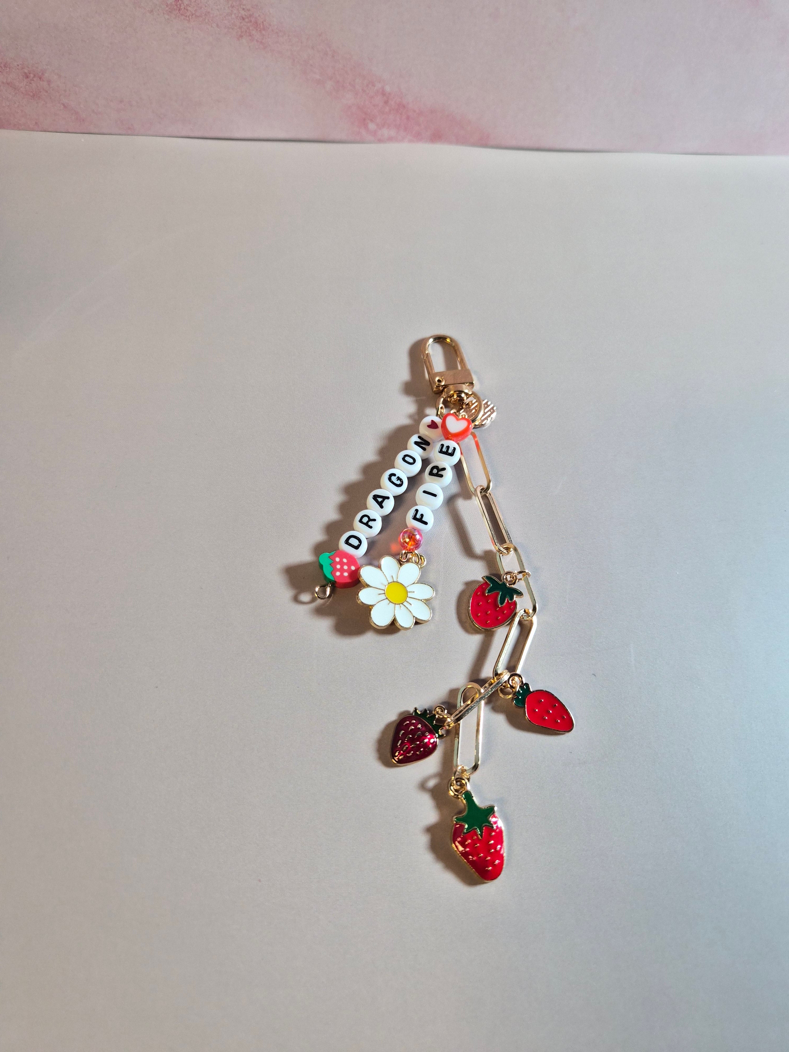 Strawberry Keychain