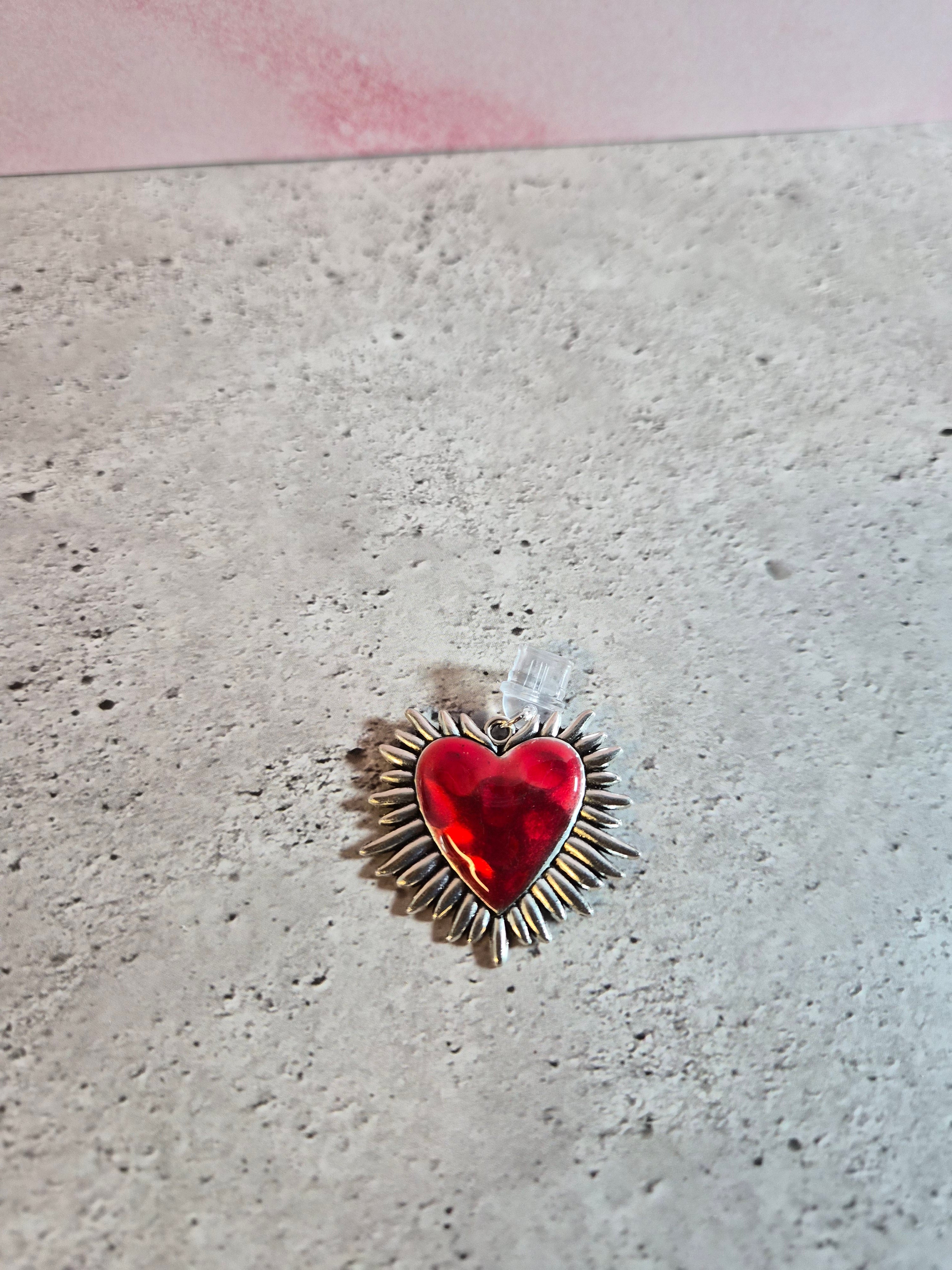 Red Themed Kindle dust charms