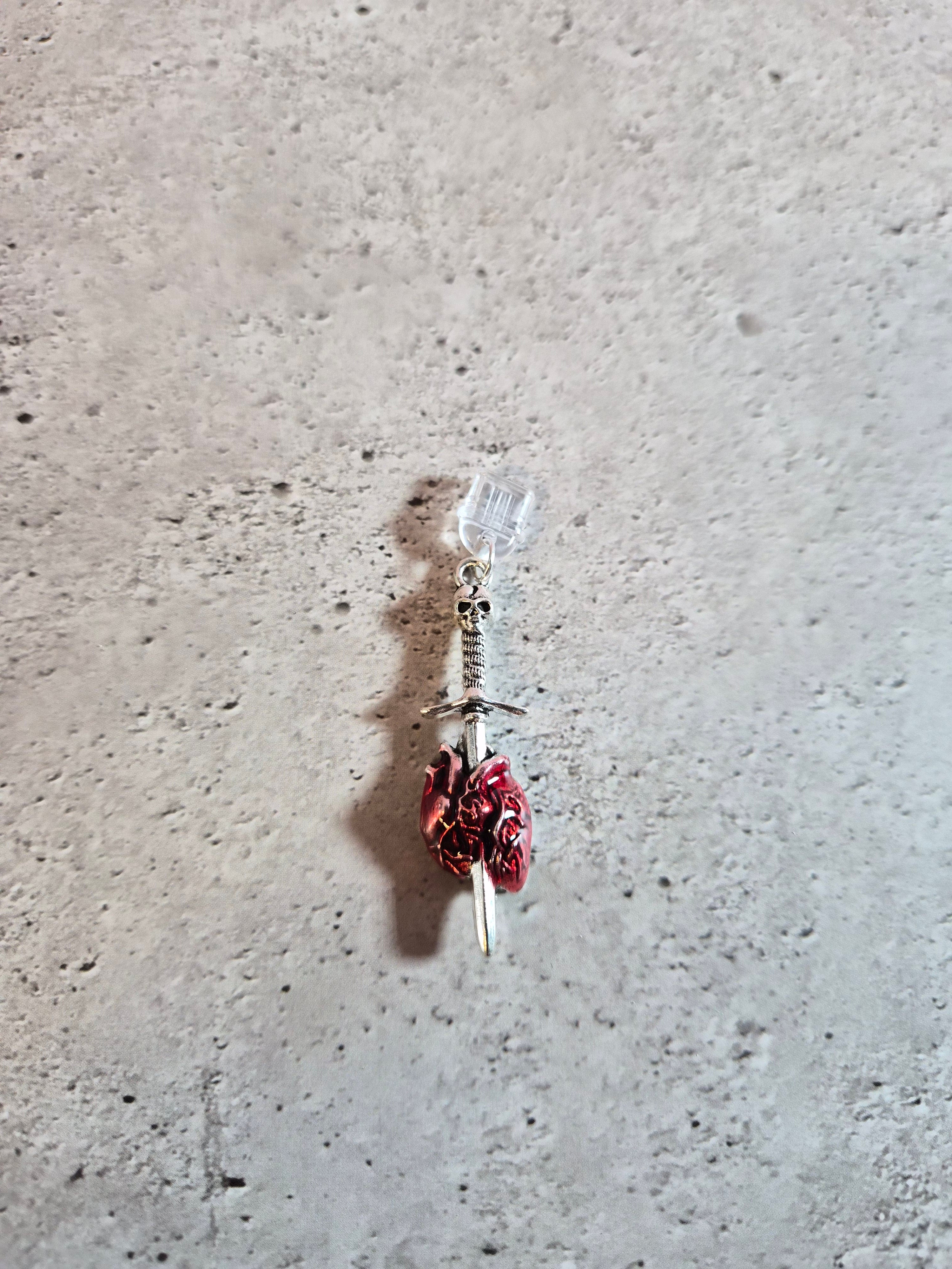 Red Themed Kindle dust charms