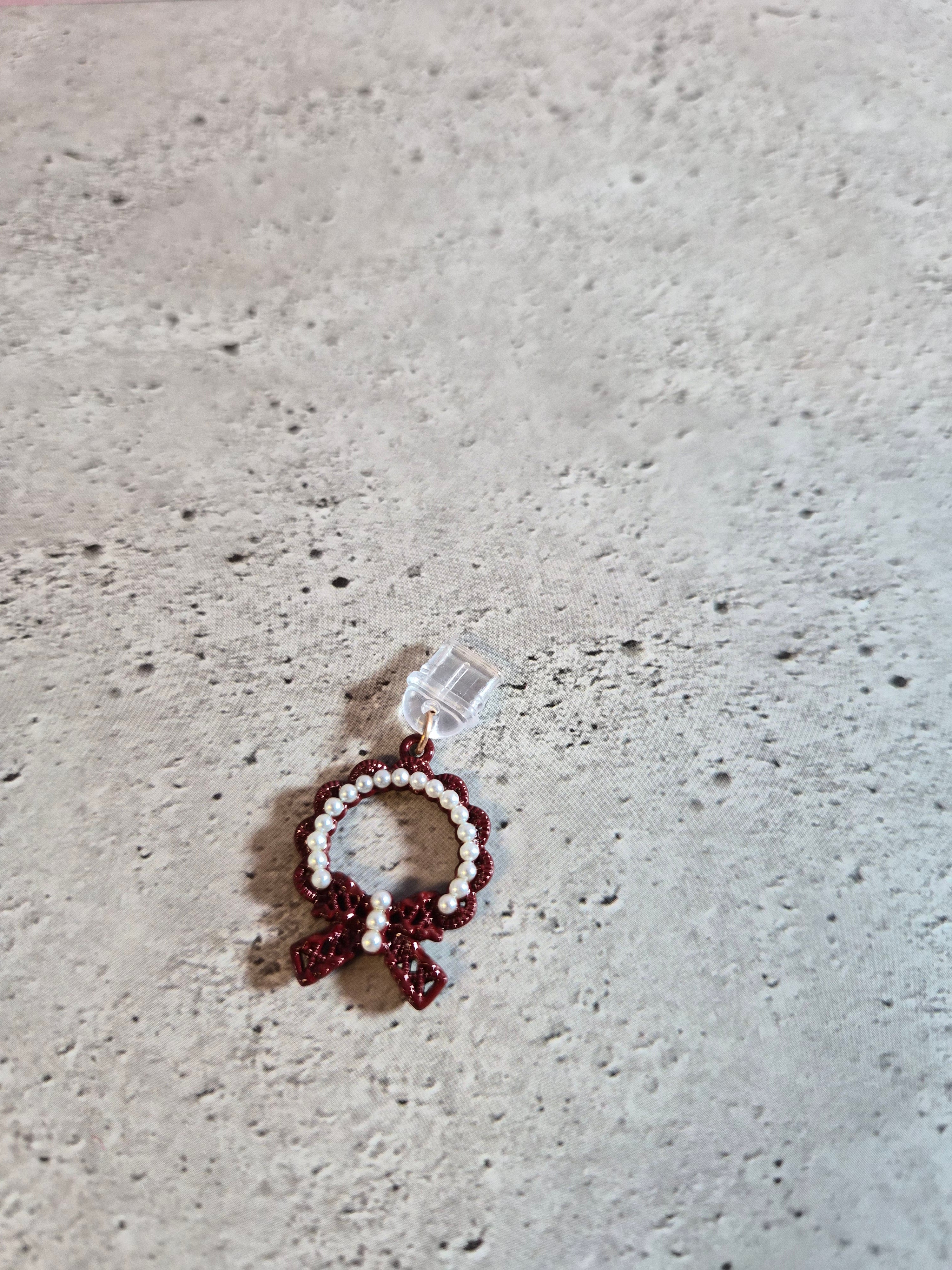 Red Themed Kindle dust charms