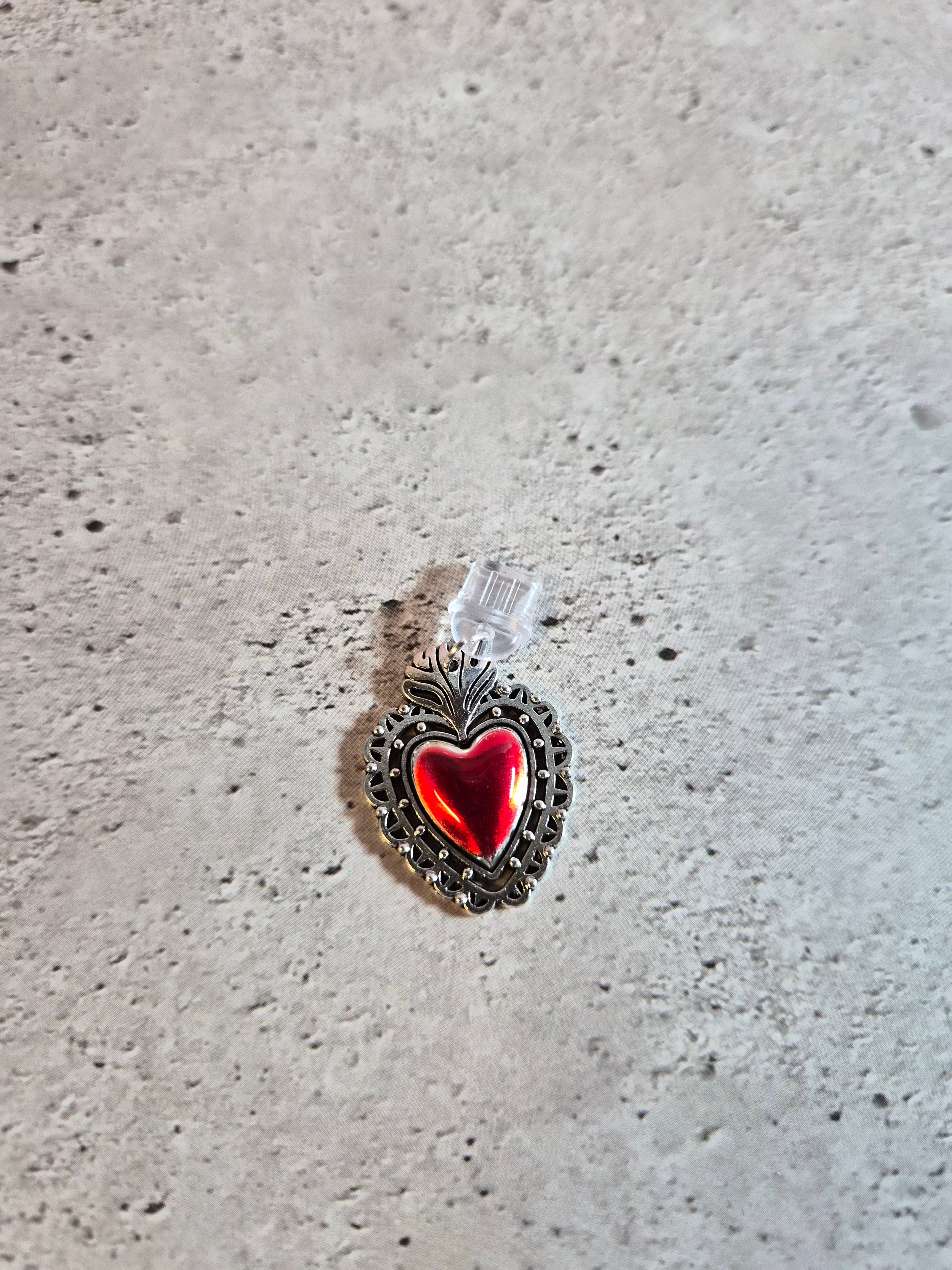 Red Themed Kindle dust charms