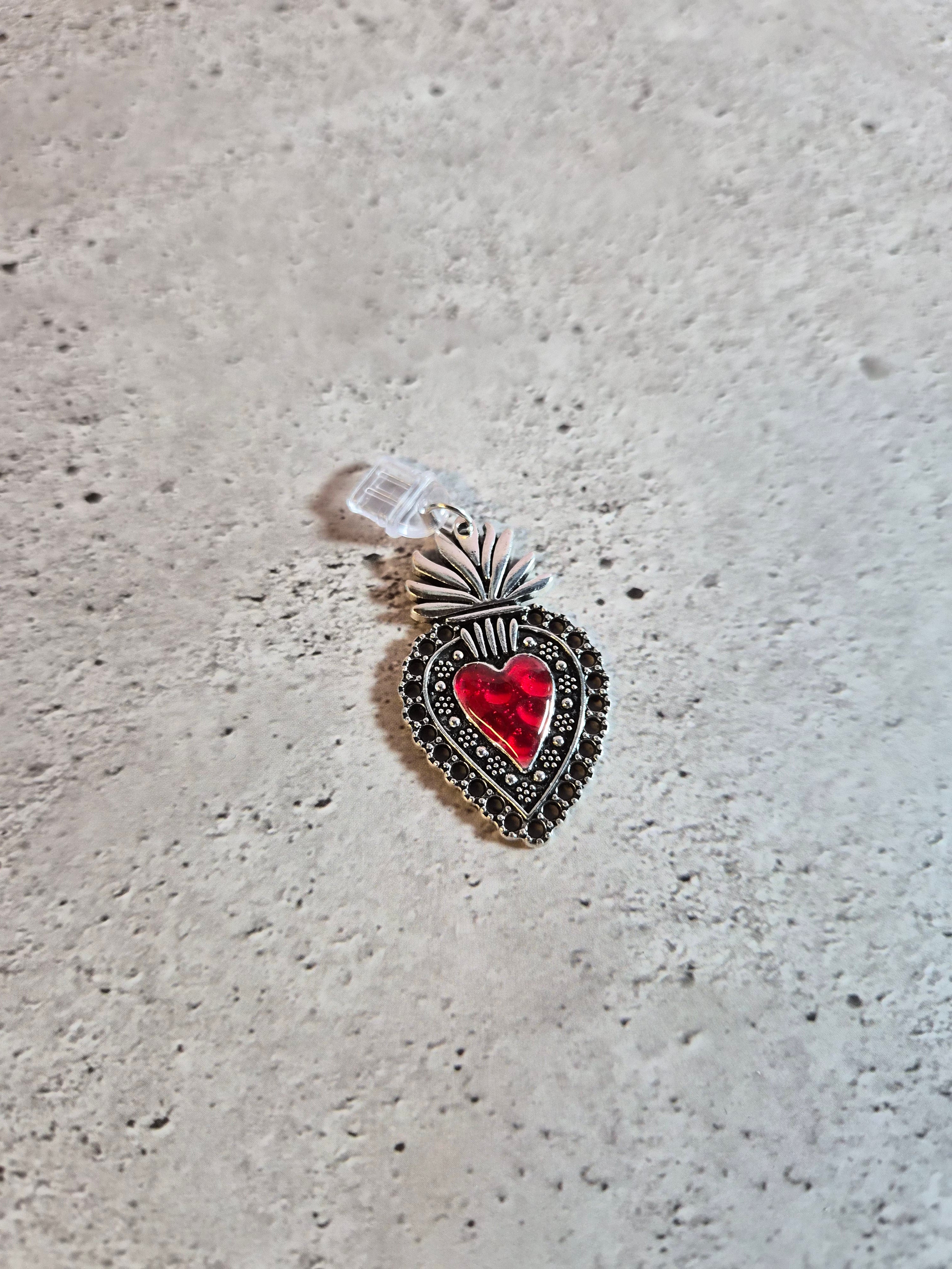 Red Themed Kindle dust charms