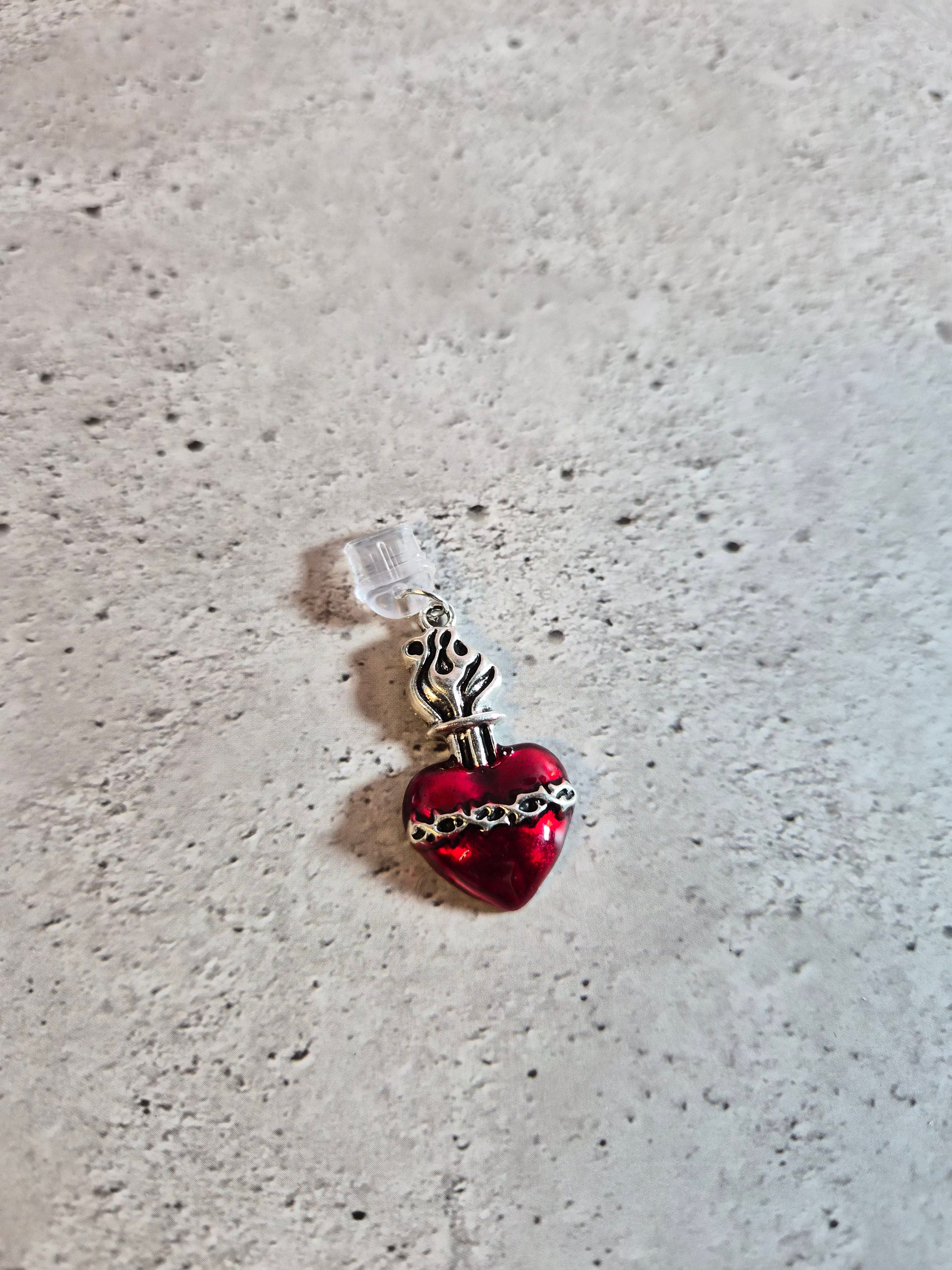 Red Themed Kindle dust charms