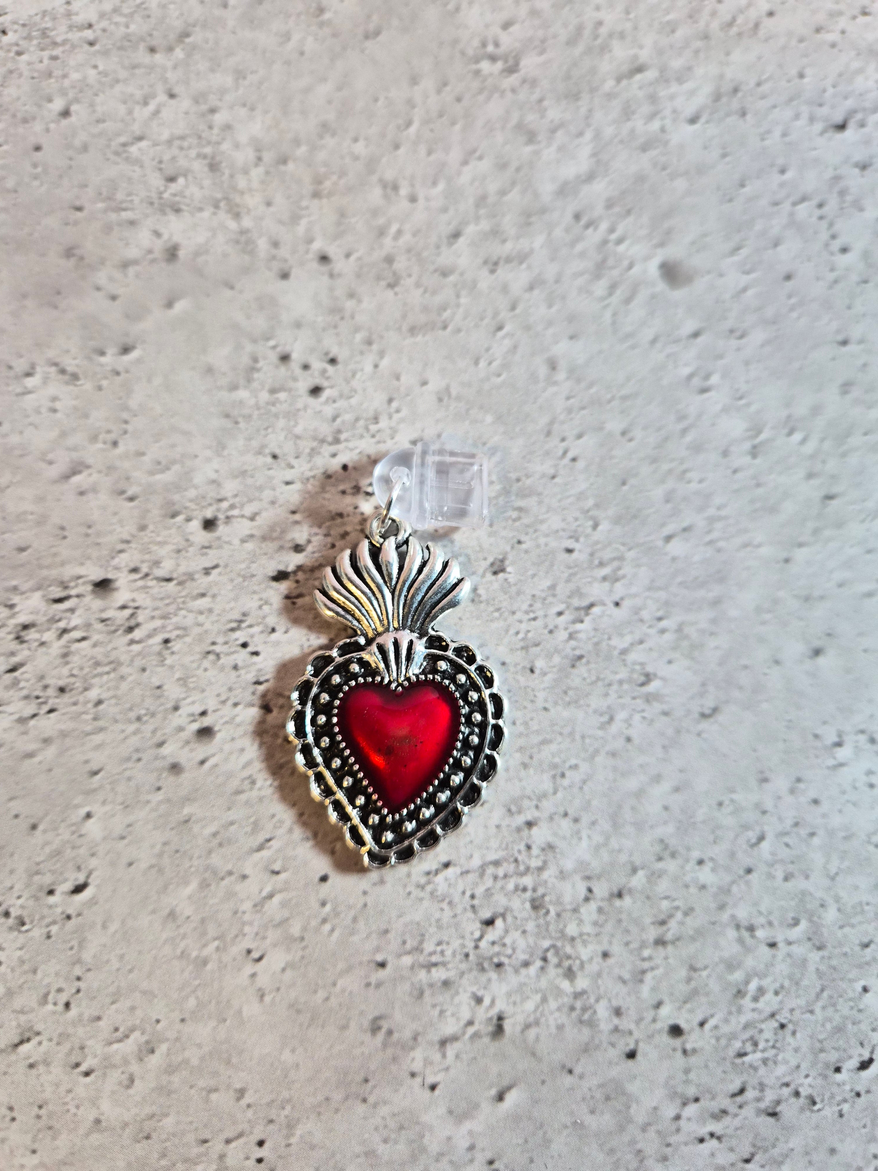 Red Themed Kindle dust charms