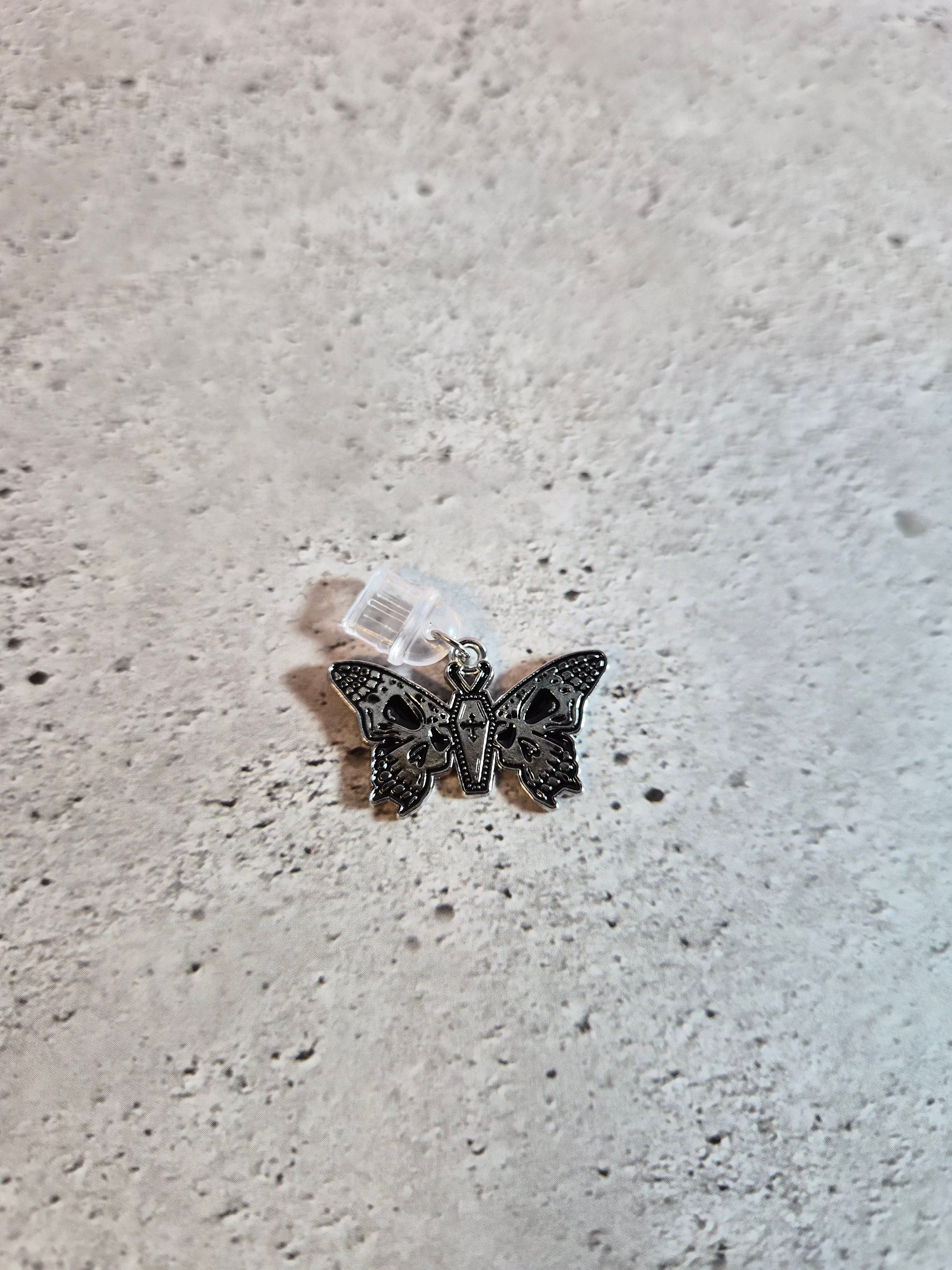 Gothic Butterfly themed Kindle dust Charms