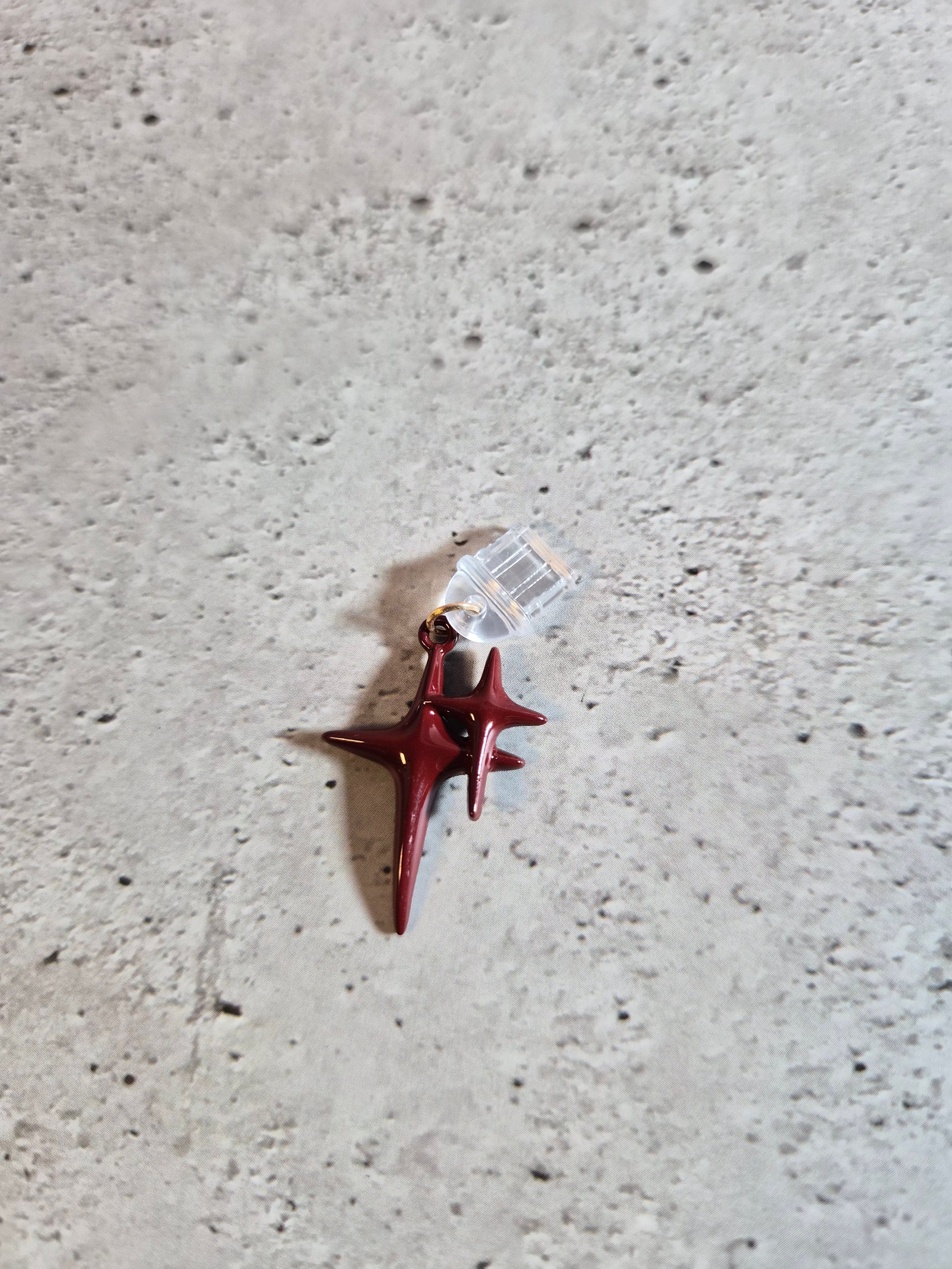 Red Themed Kindle dust charms