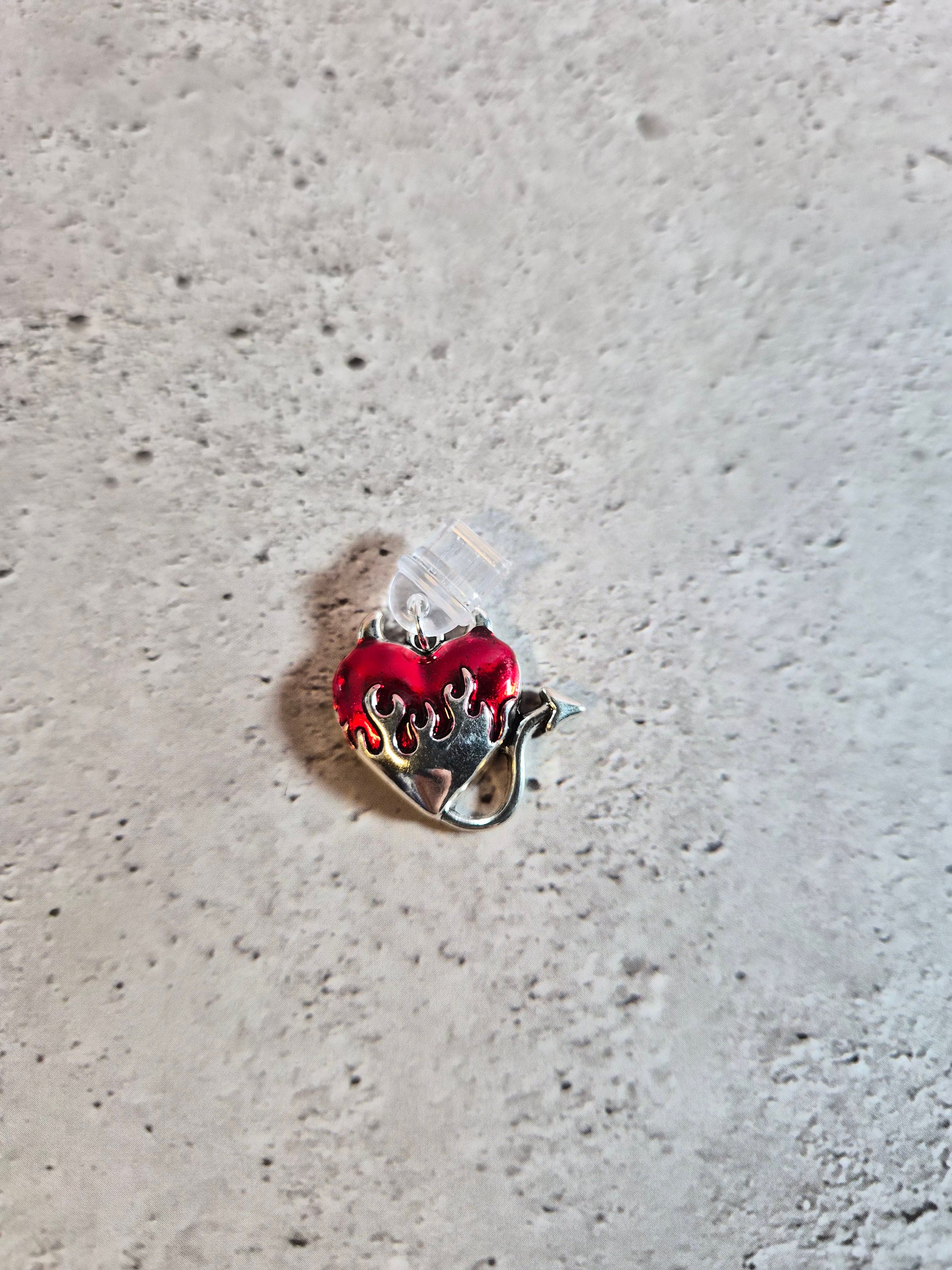 Red Themed Kindle dust charms