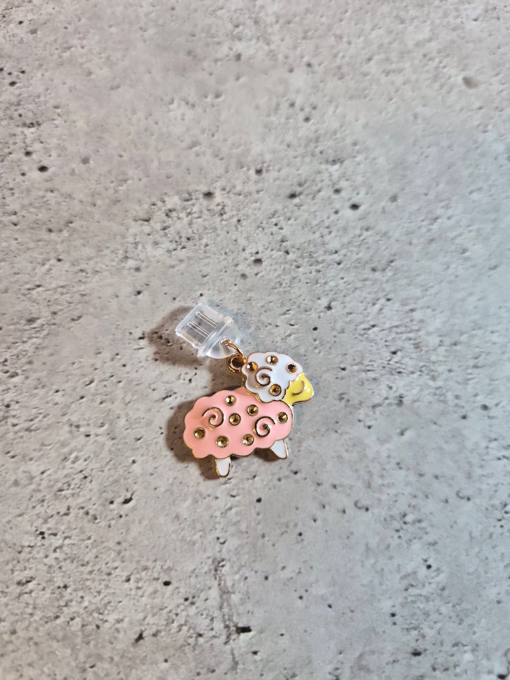 Pink & White themed Kindle dust Charms
