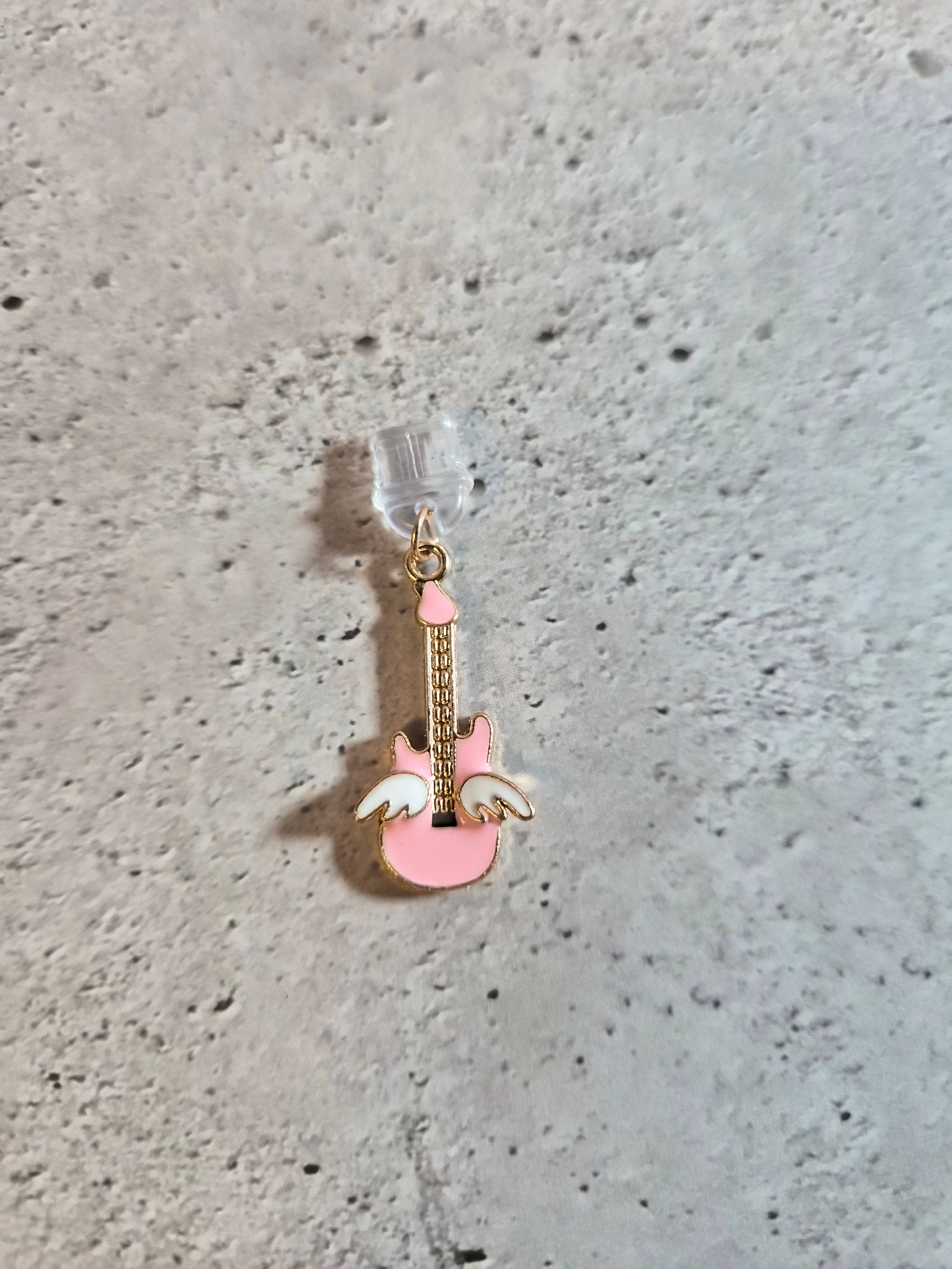 Pink & White themed Kindle dust Charms