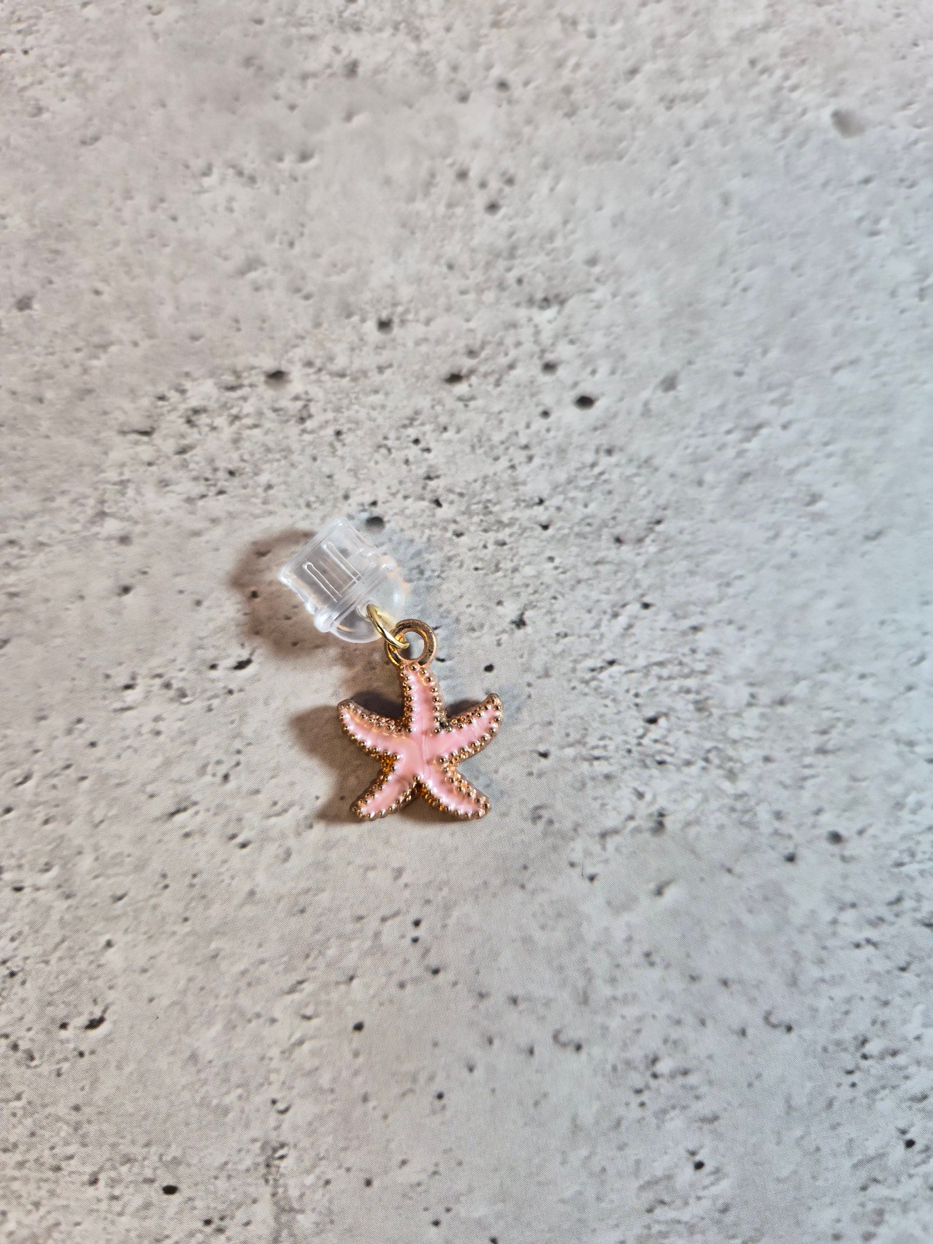 Pink & White themed Kindle dust Charms
