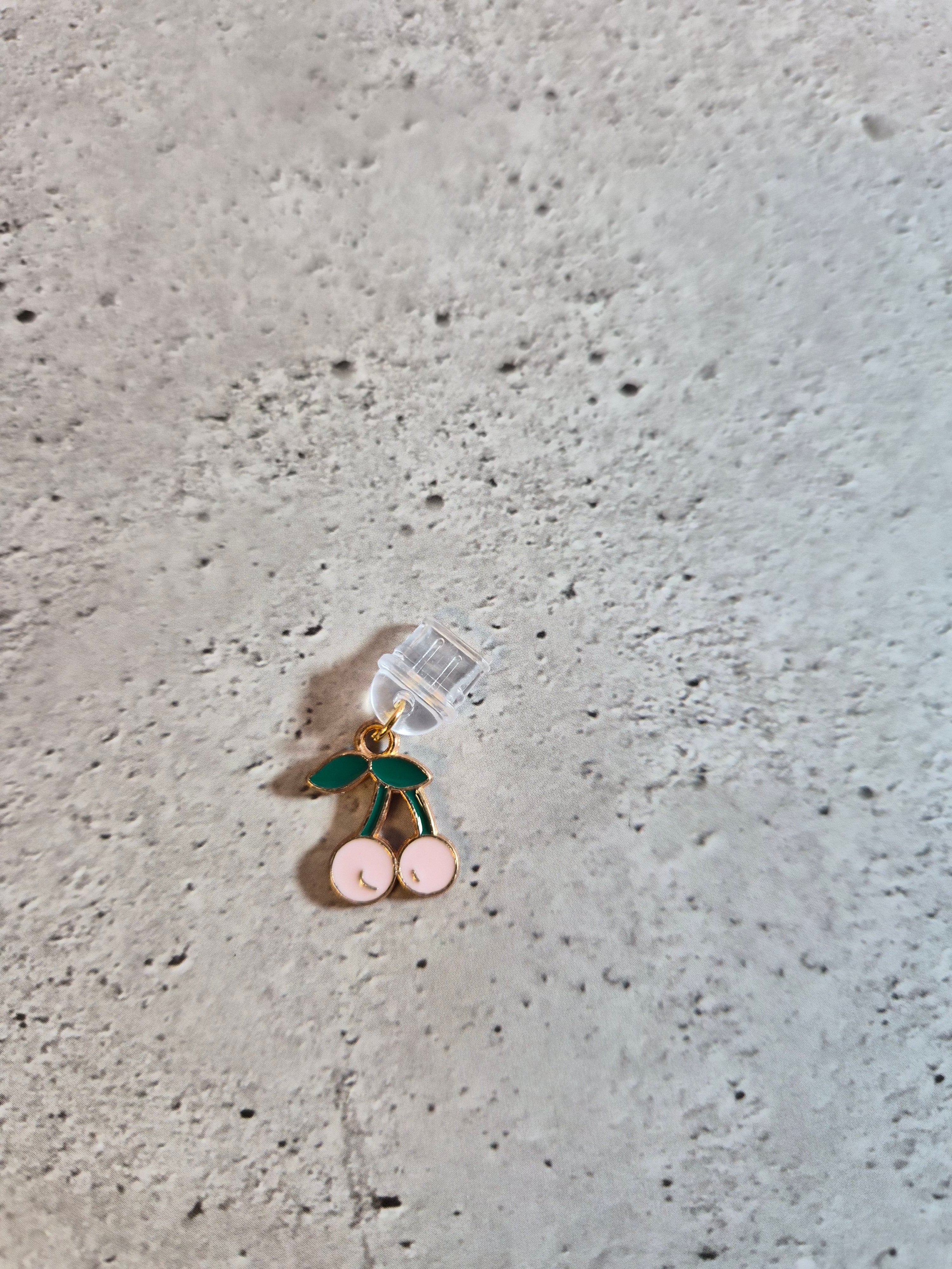 Pink & White themed Kindle dust Charms