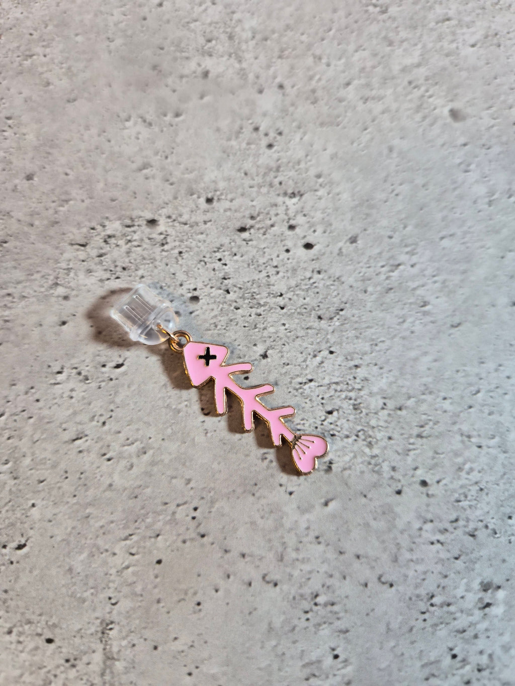 Pink & White themed Kindle dust Charms