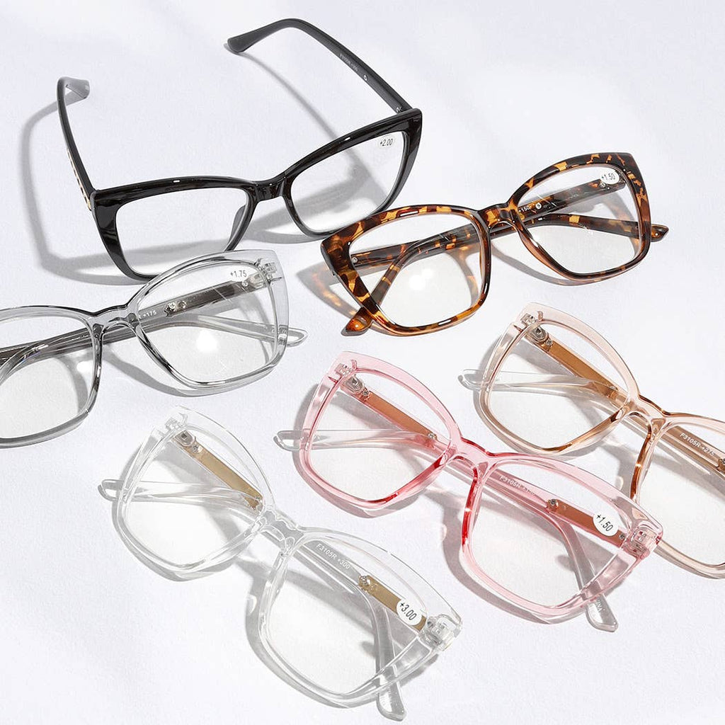 Colored Frame Fashion Reading Glasses
