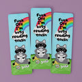 Bookmark Busy Reading Trash