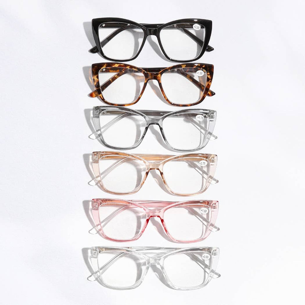 Colored Frame Fashion Reading Glasses