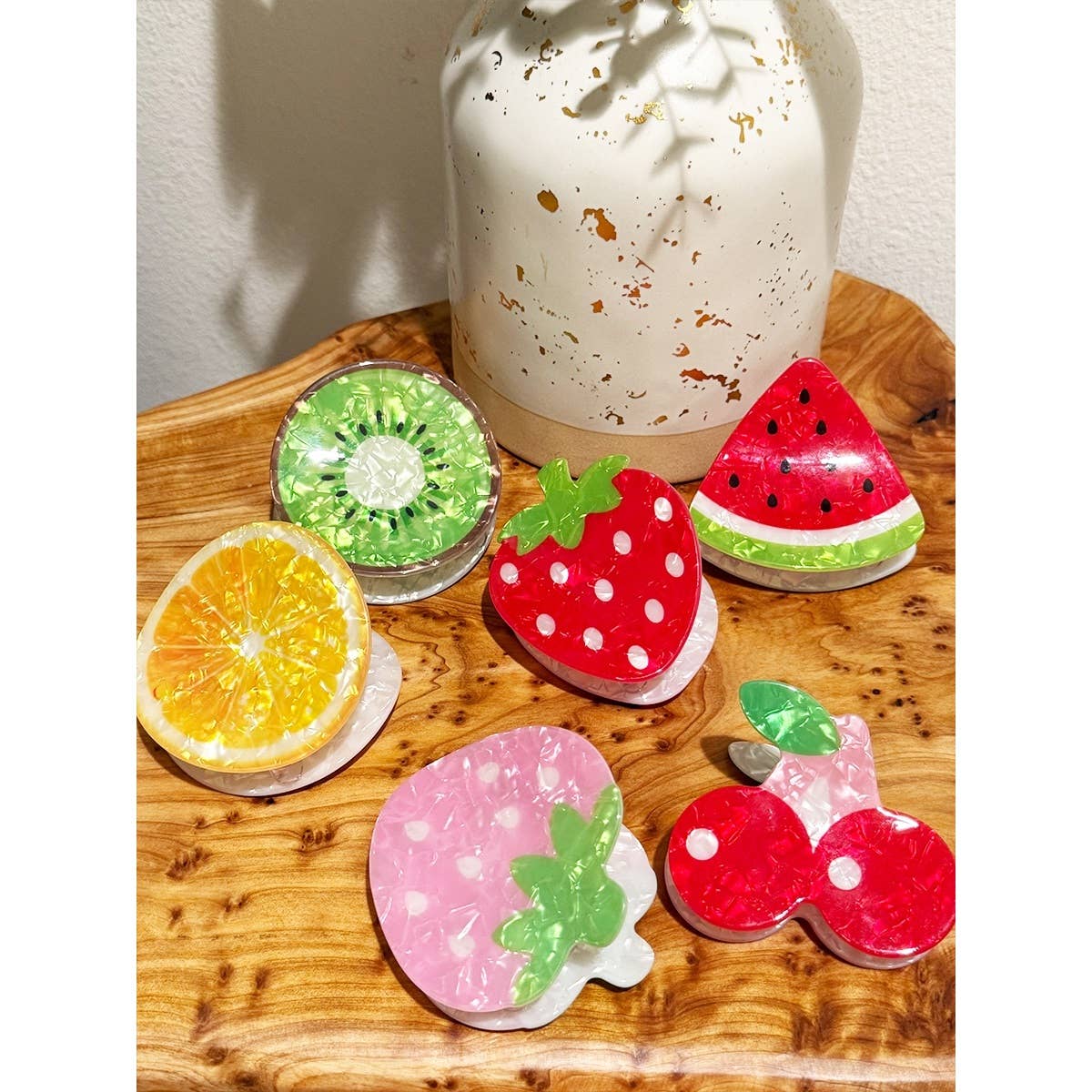 Premium Quality Fruit Theme Hair Claw Clip
