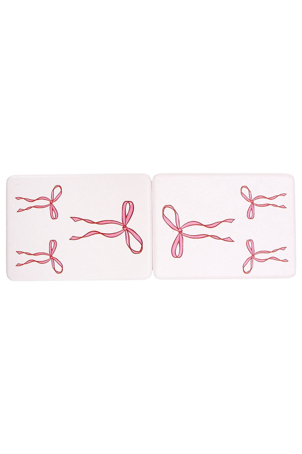 Coquette Pink Ribbon Compact Mirror