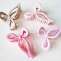 4 Soft Shades of Bow Hair Claw Clip