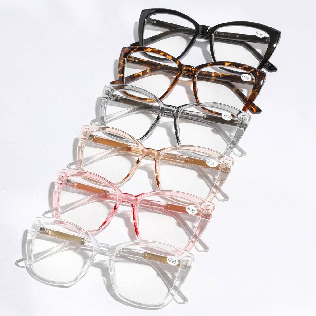 Colored Frame Fashion Reading Glasses
