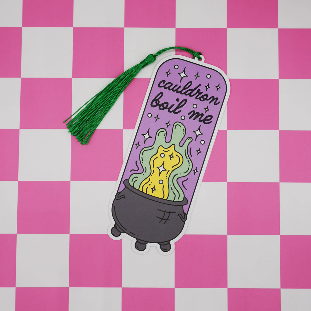 "Cauldron Boil Me" Charm Bookmark
