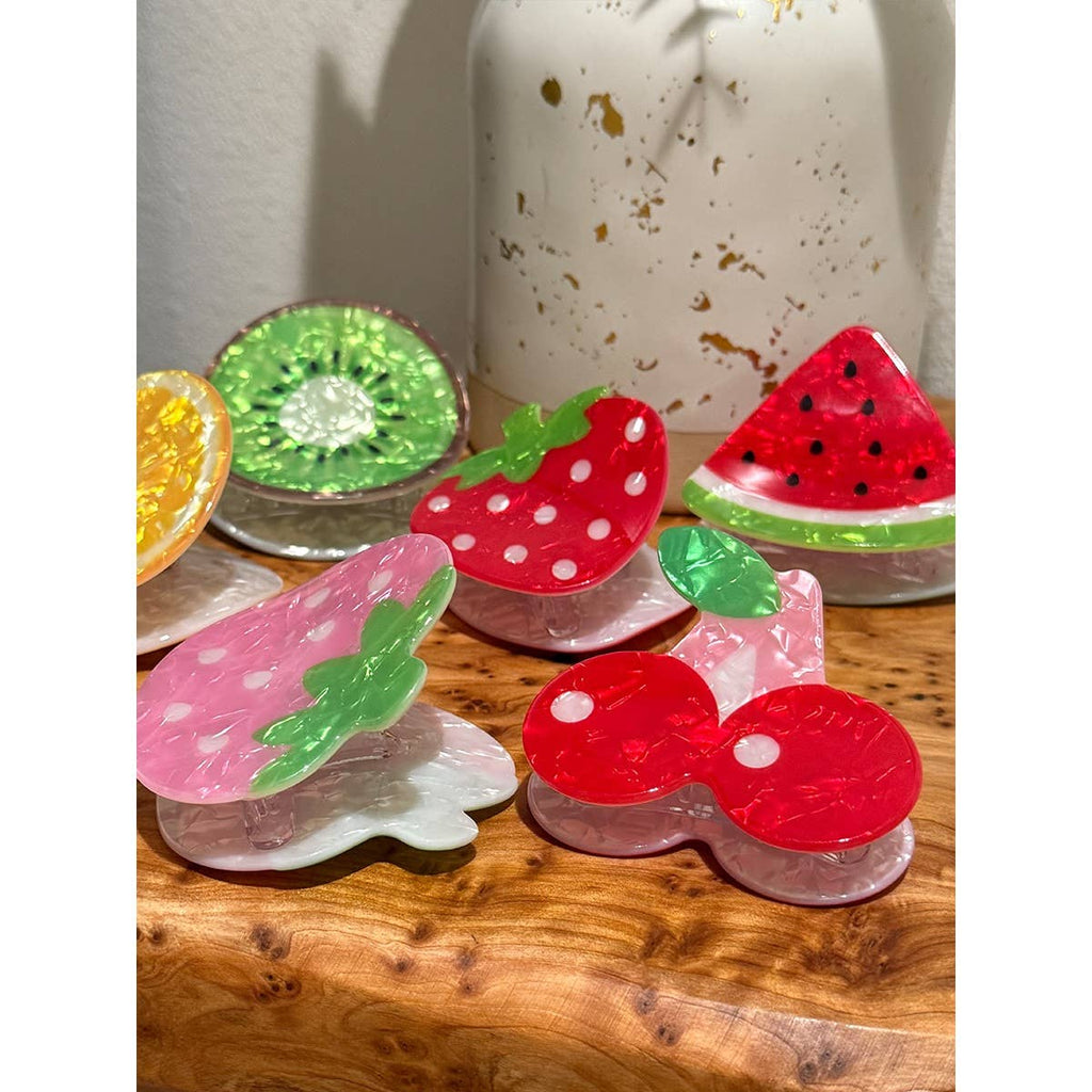 Premium Quality Fruit Theme Hair Claw Clip