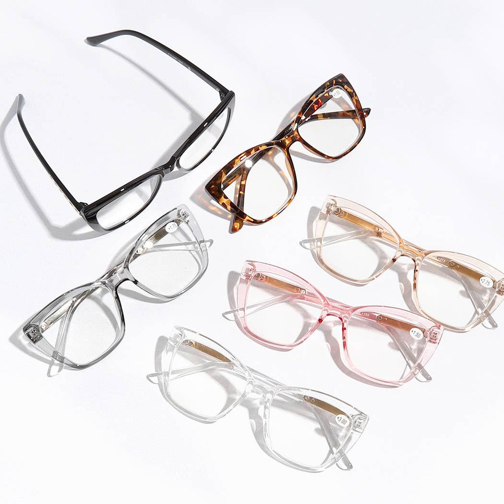 Colored Frame Fashion Reading Glasses