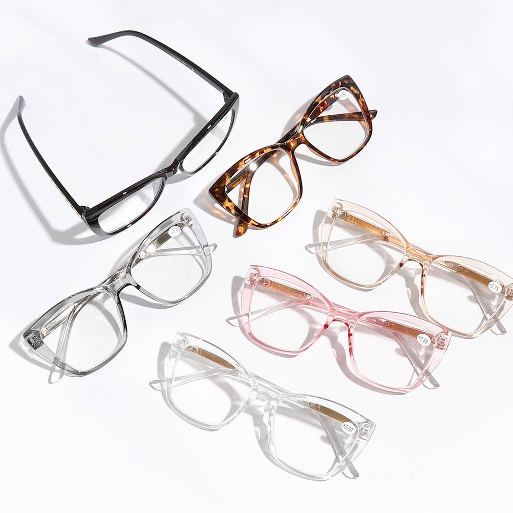 Colored Frame Fashion Reading Glasses