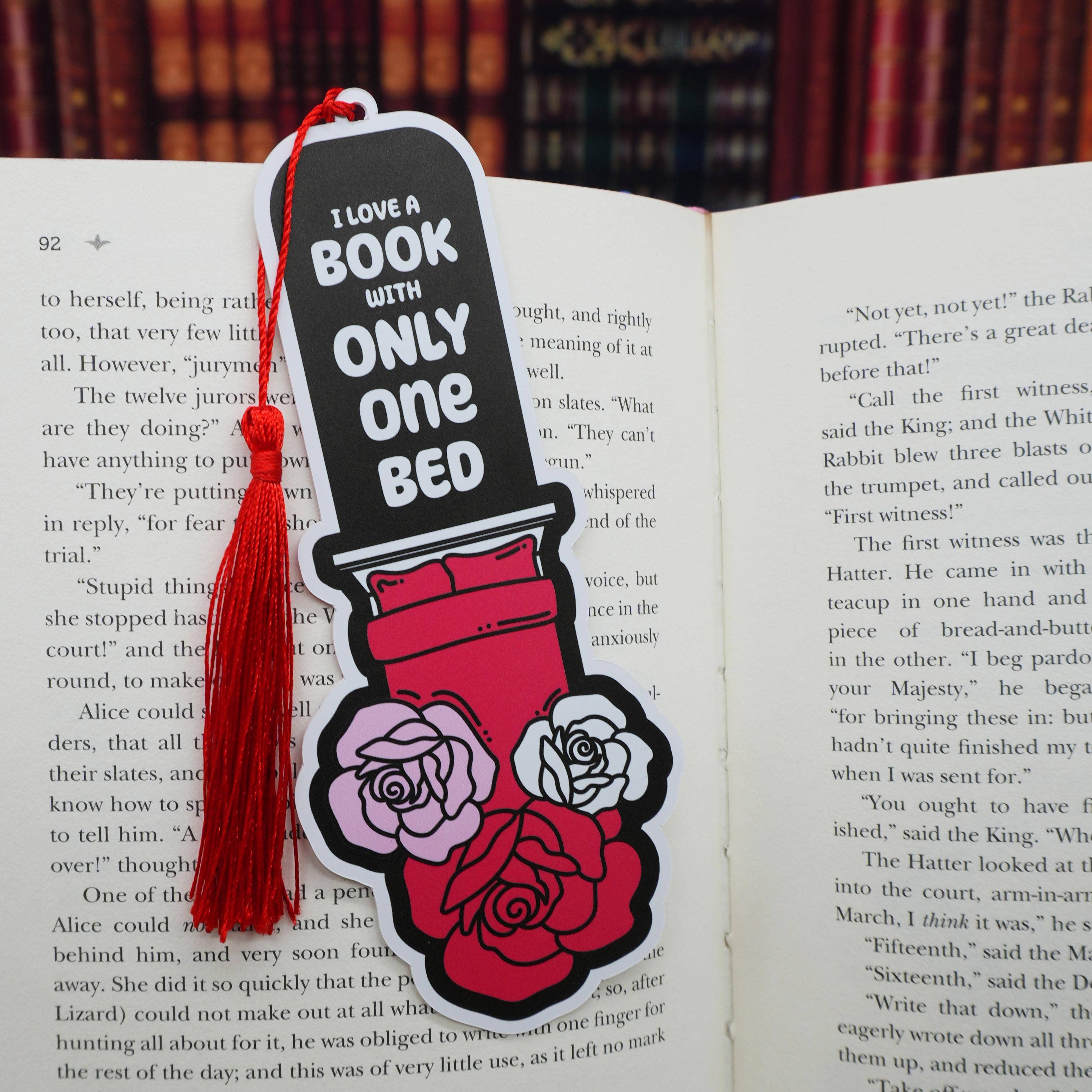 “I Love a Book With Only One Bed” Romance Bookmark