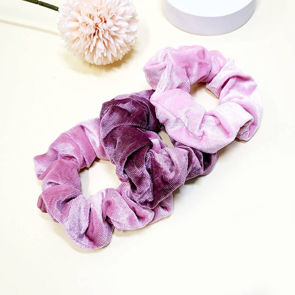 3 pcs Velvet Scrunchie Set