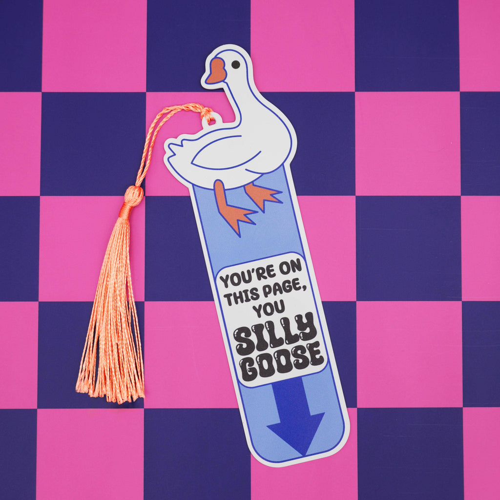 Silly Goose Bookmark – Fun Reading Companion