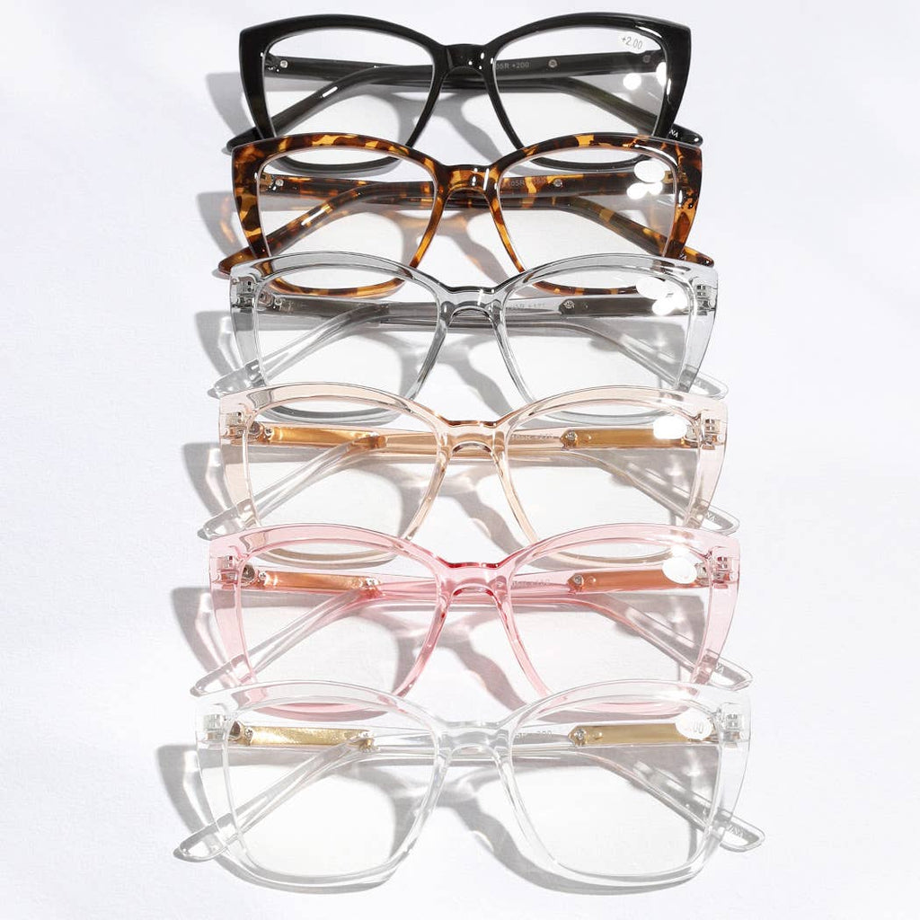 Colored Frame Fashion Reading Glasses
