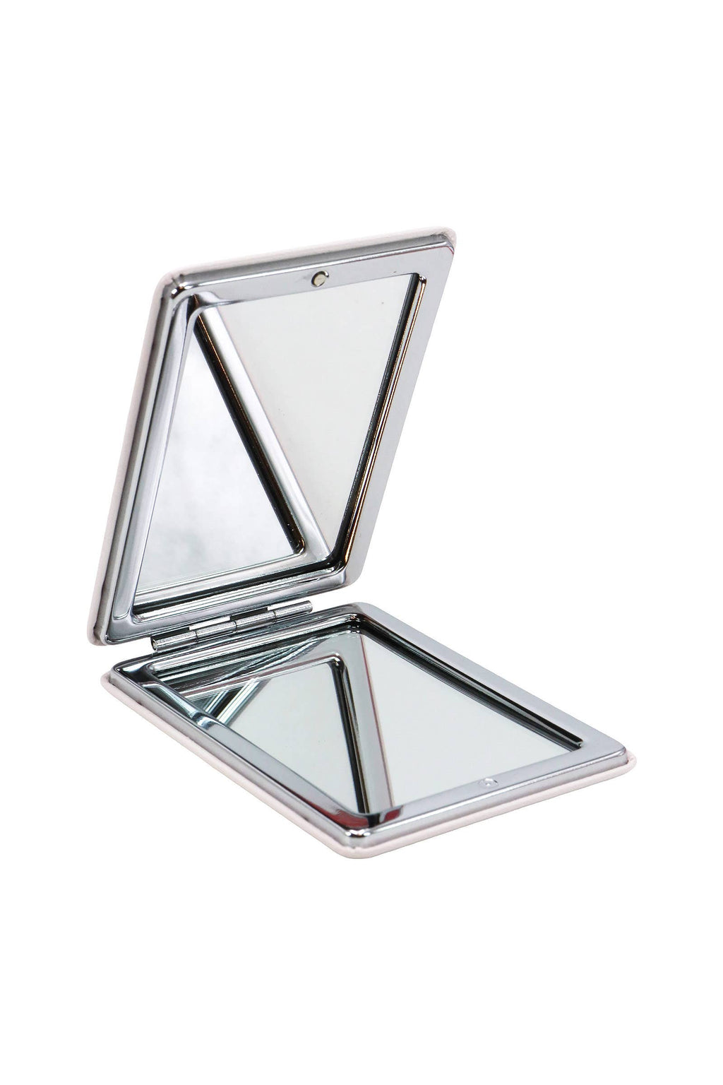 Coquette Pink Ribbon Compact Mirror