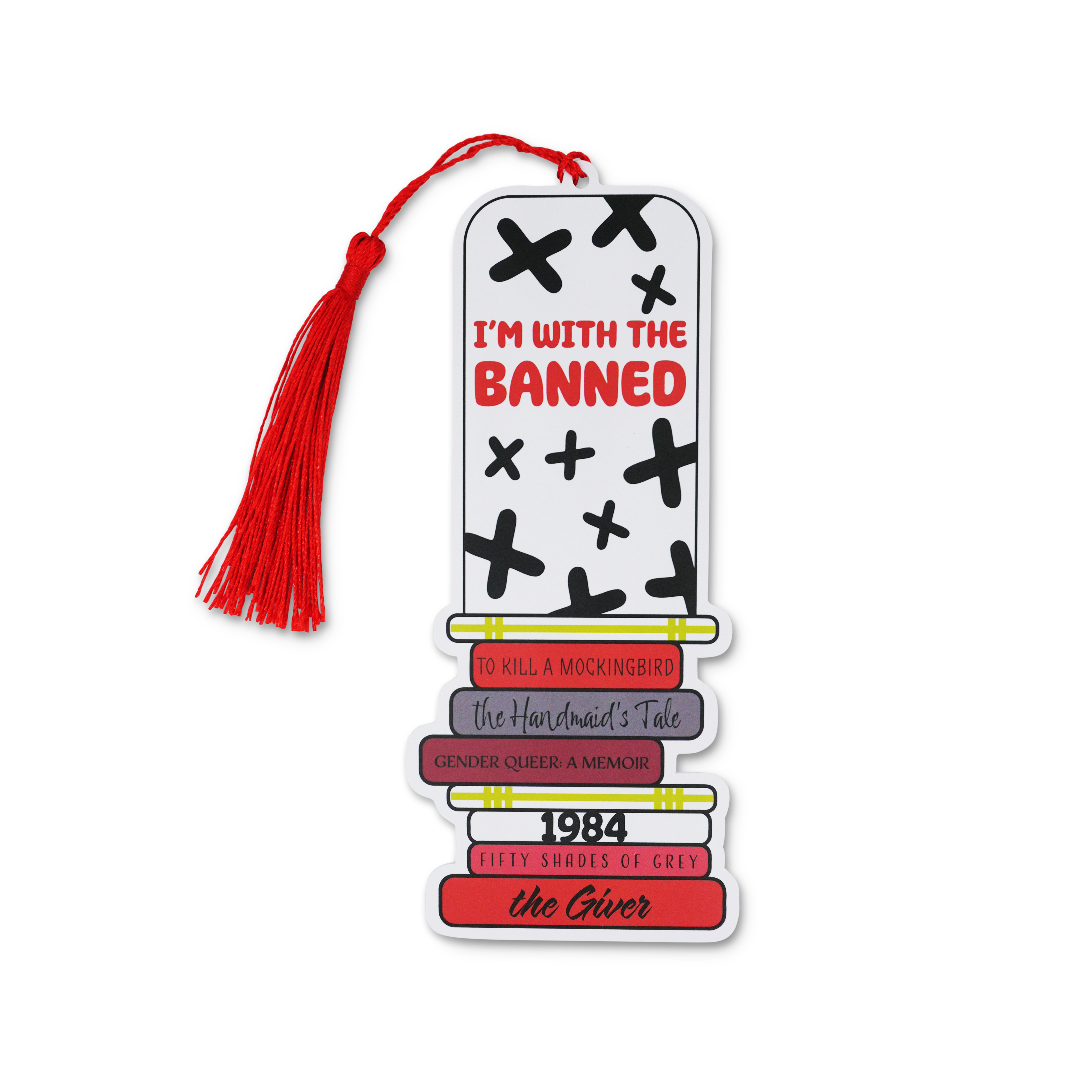 “I’m With the Banned” Bookish Bookmark