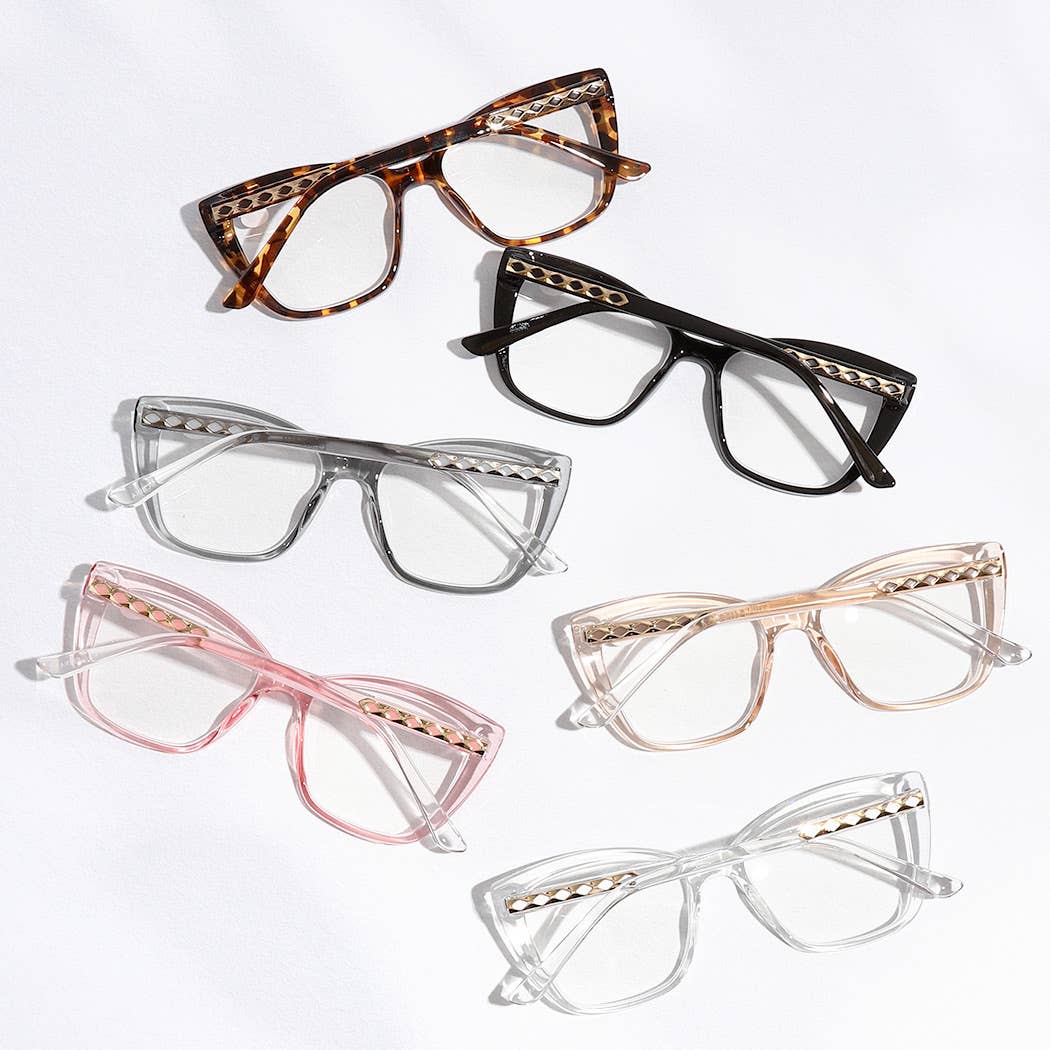 Colored Frame Fashion Reading Glasses