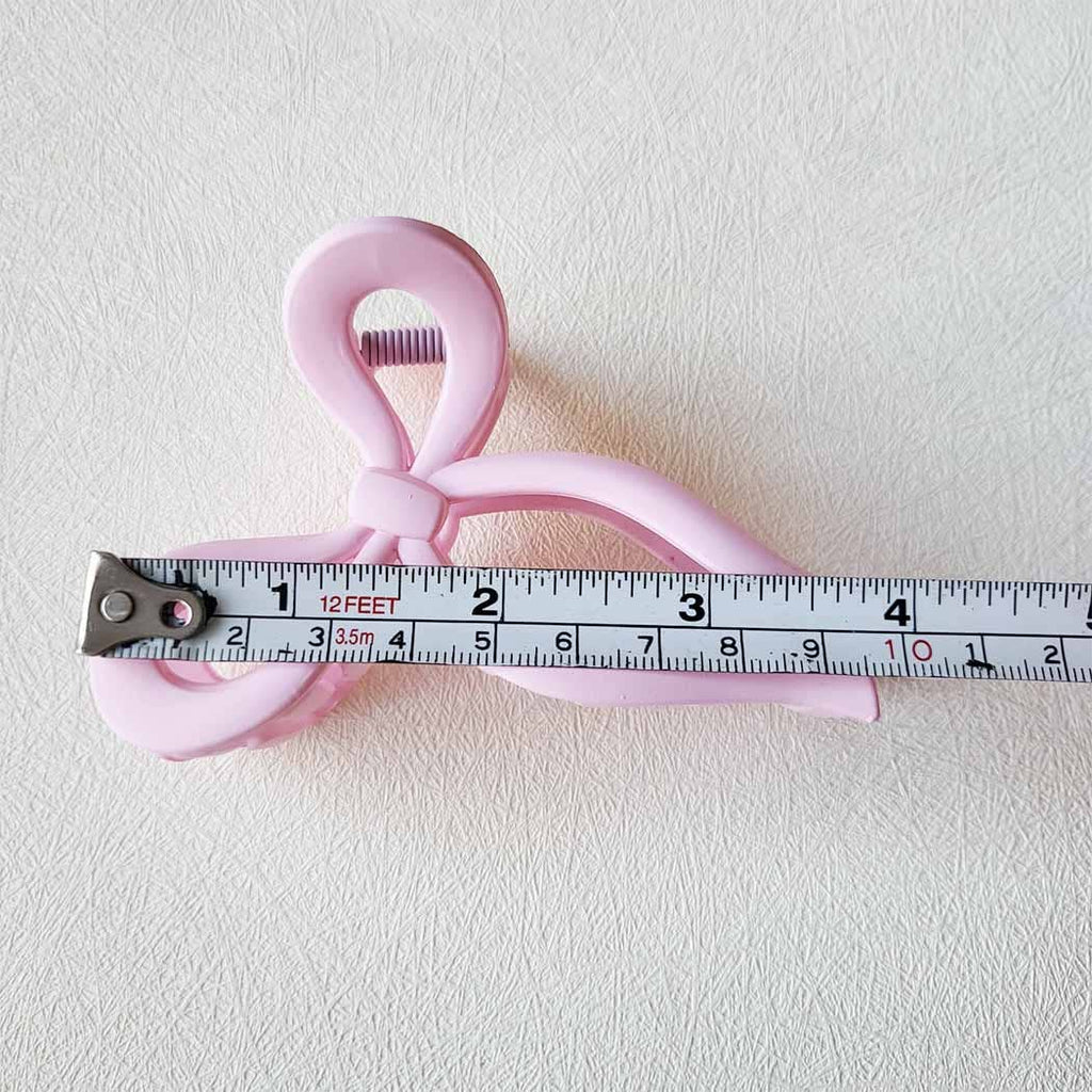 4 Soft Shades of Bow Hair Claw Clip