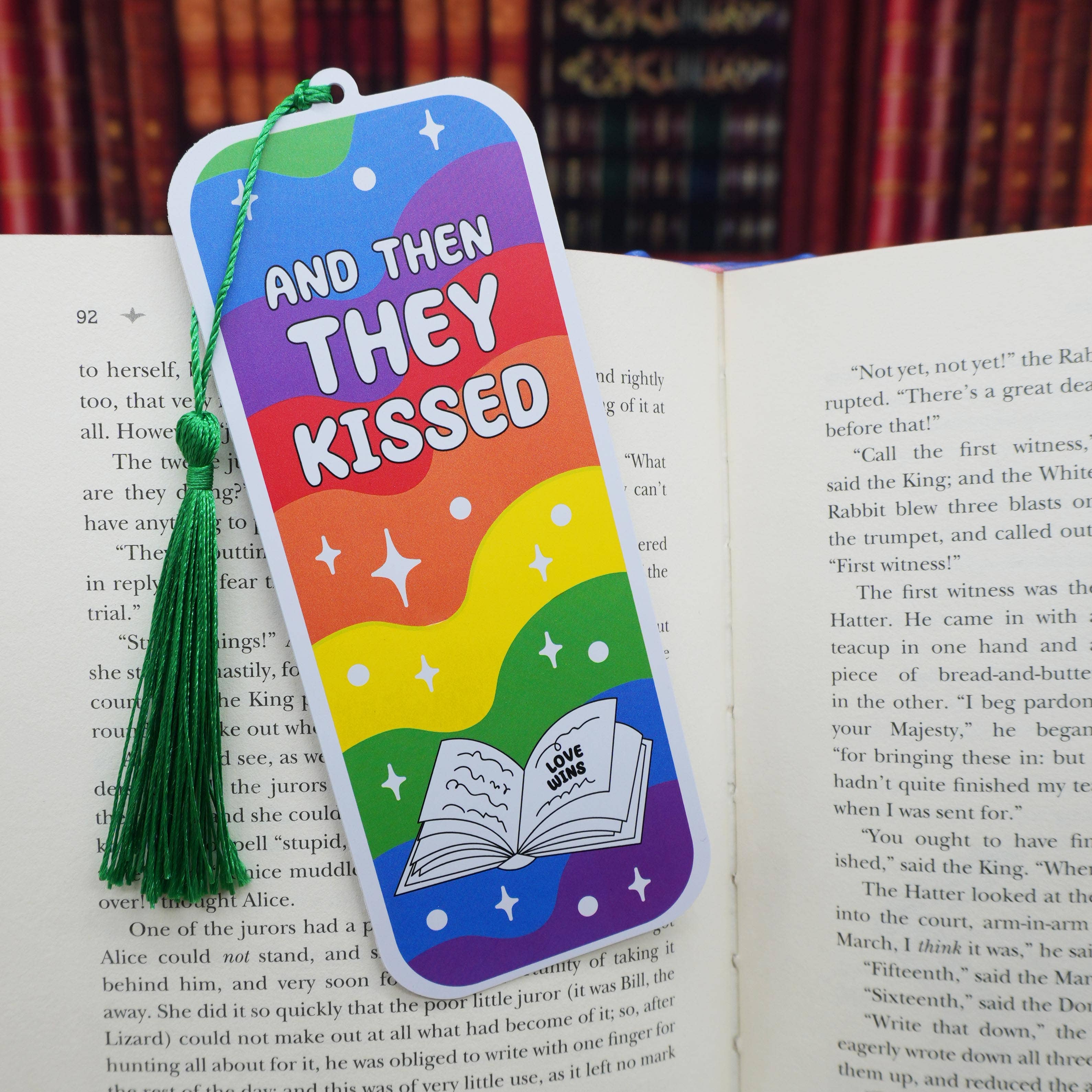 “And Then They Kissed” Romance Bookmark