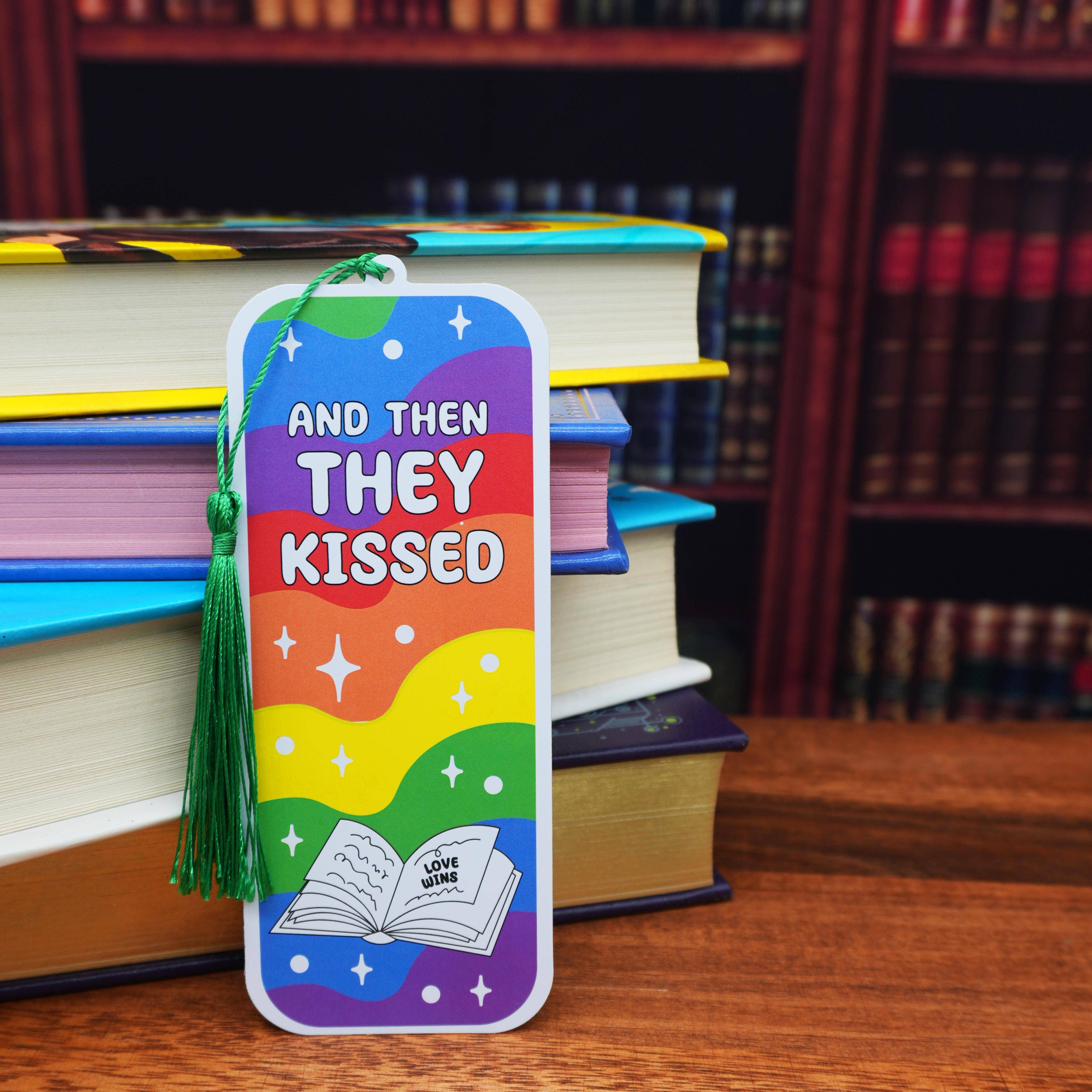 “And Then They Kissed” Romance Bookmark