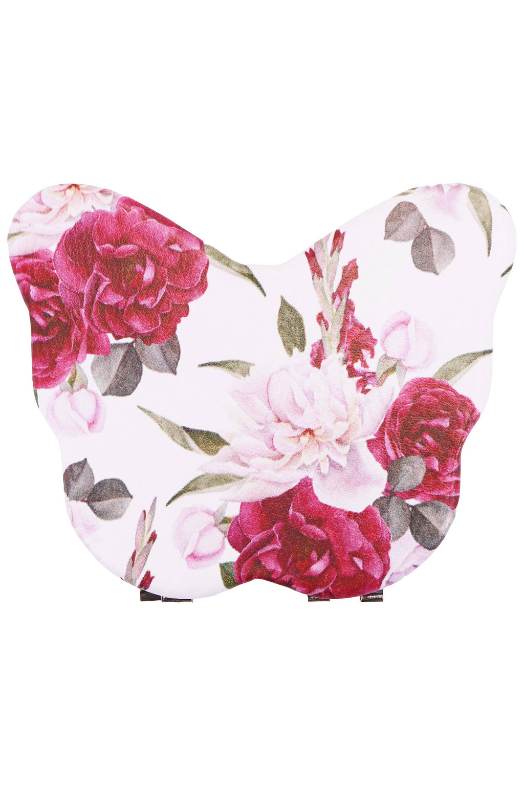 Garden Flower Butterfly Compact Mirror