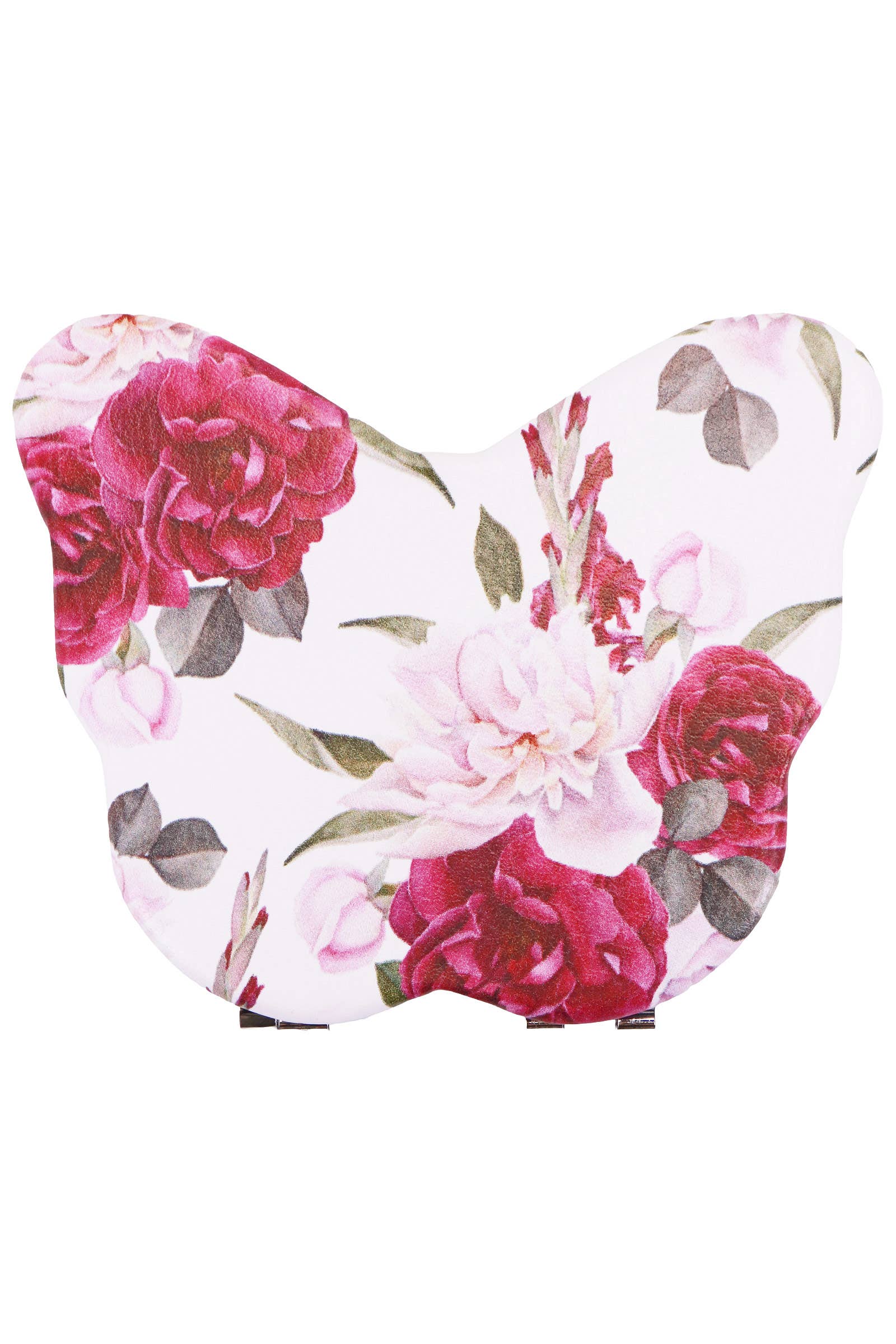 Garden Flower Butterfly Compact Mirror