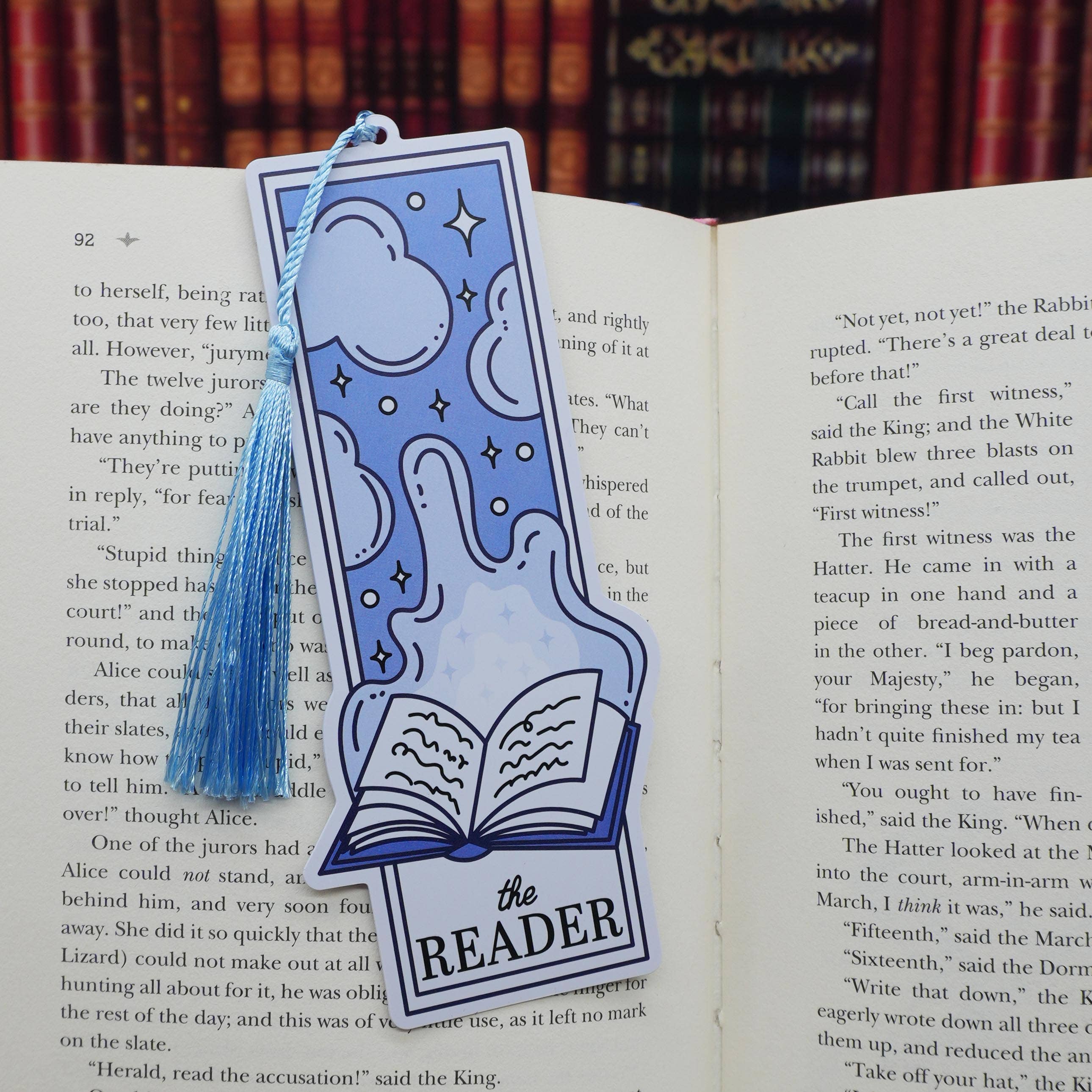 “The Reader” Bookish Tassel Bookmark