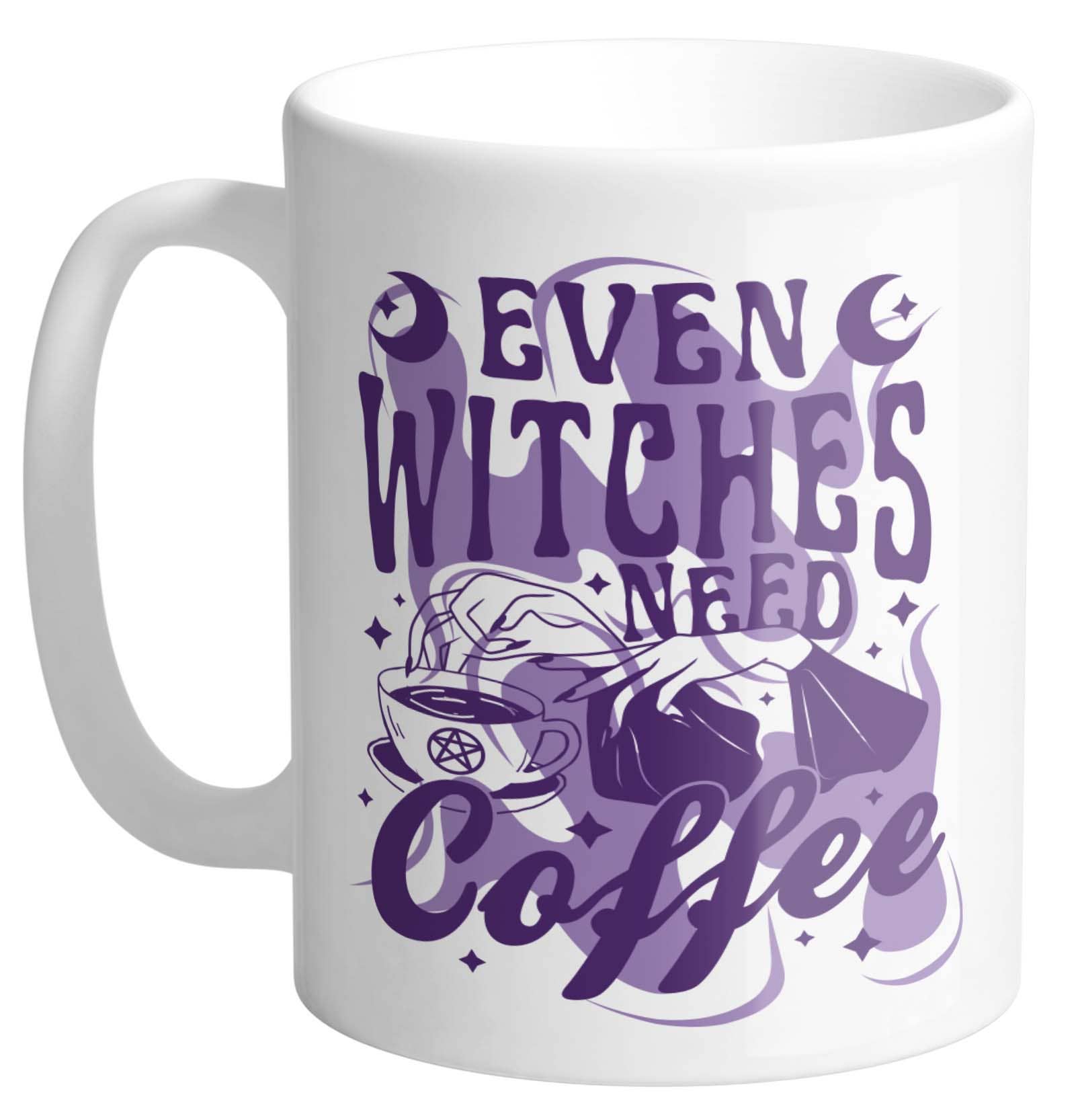 Even Witches Need Coffee Ceramic Mug
