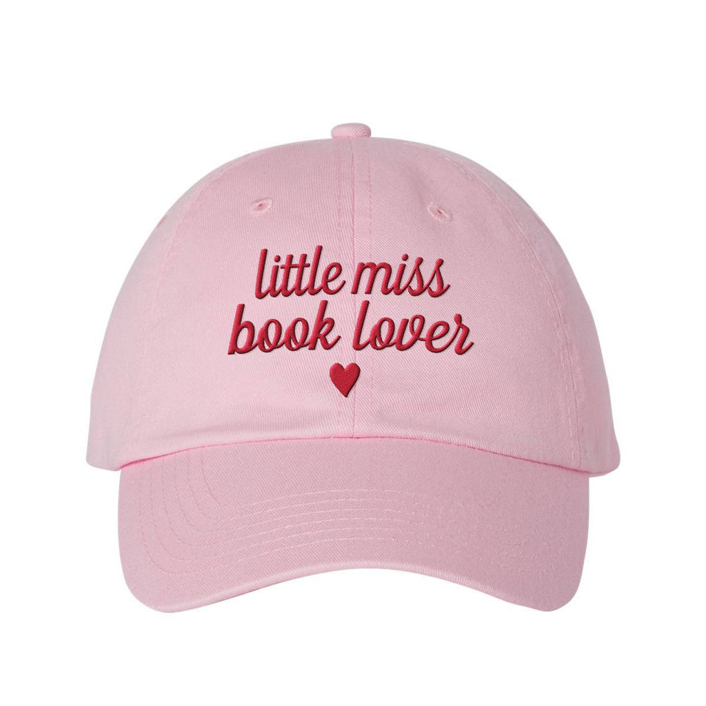 Little Miss Book Lover Embroidered Dad Hat