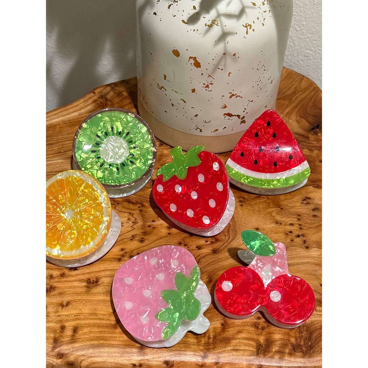 Premium Quality Fruit Theme Hair Claw Clip