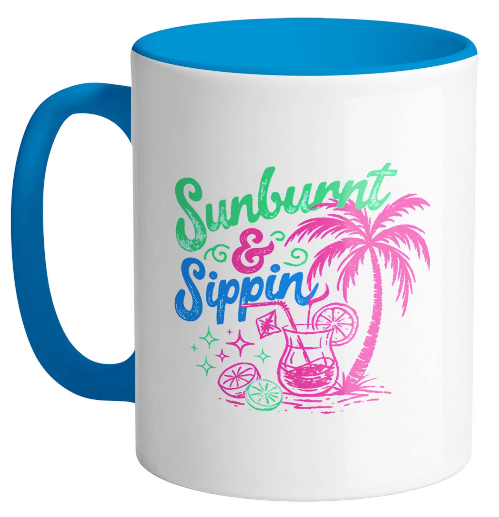 Sunburnt & Sippin Ceramic Mug