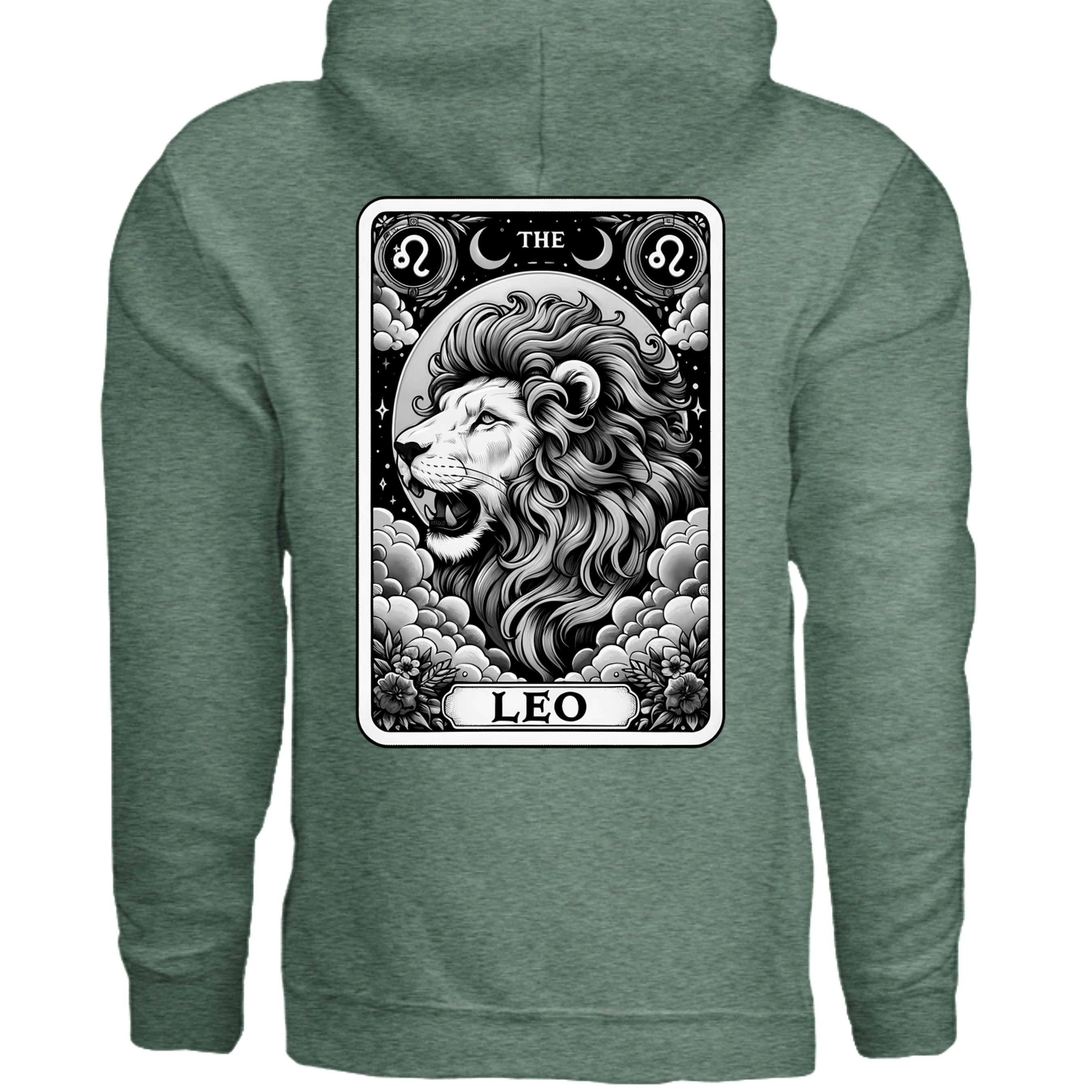 Heather Sport Dark Green - G185 - BACK